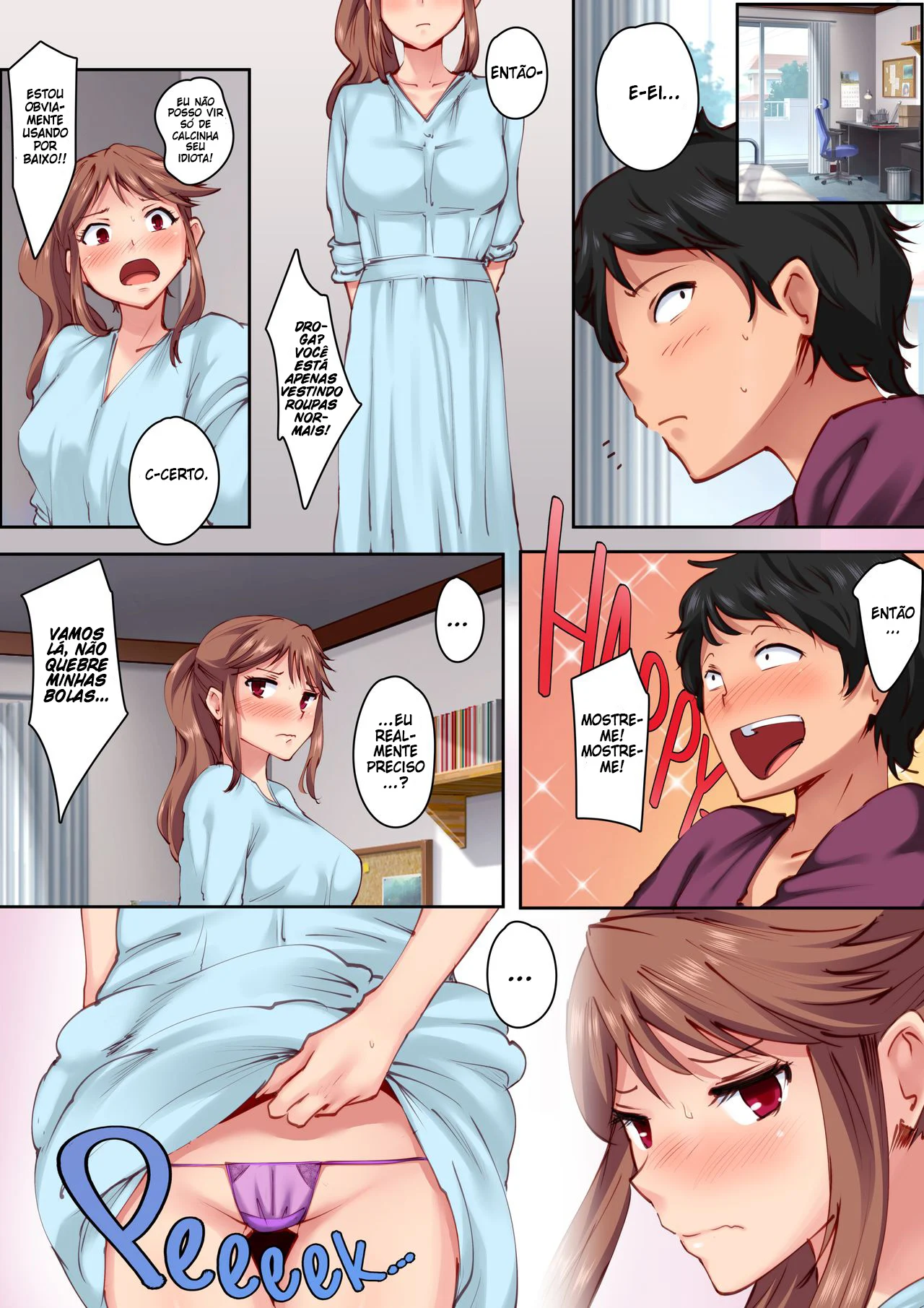 Sozinho em casa com a amiga de inf&acirc;ncia &ndash; Hentai Sem Censura &ndash; Quadrinho em Portugu&ecirc;s PT-BR