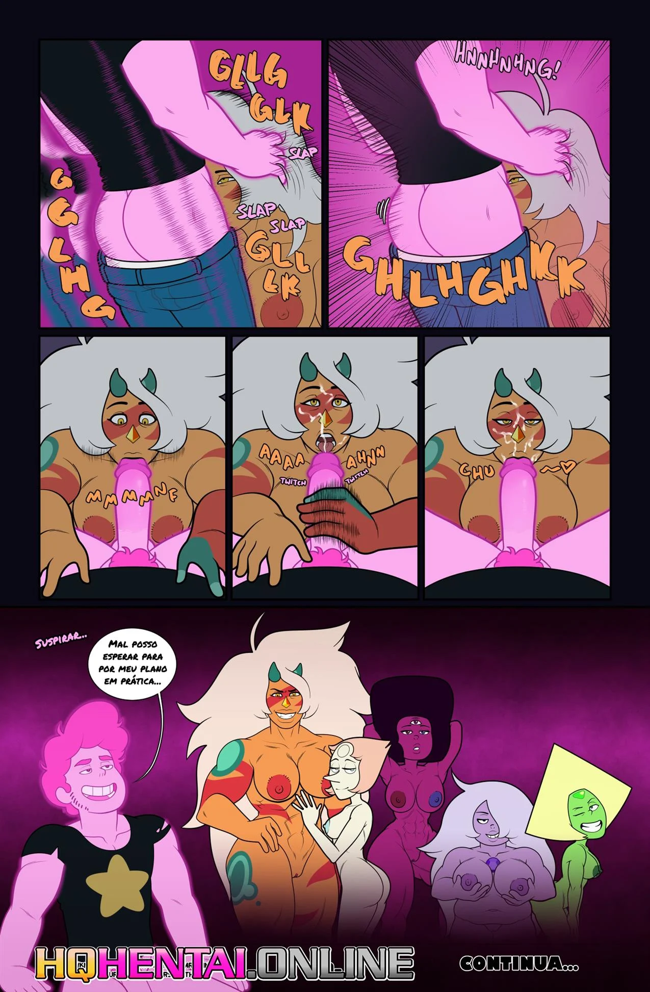 Steven Universo Fervor &ndash; Estupro &ndash; Quadrinho De Sexo Em PT-BR