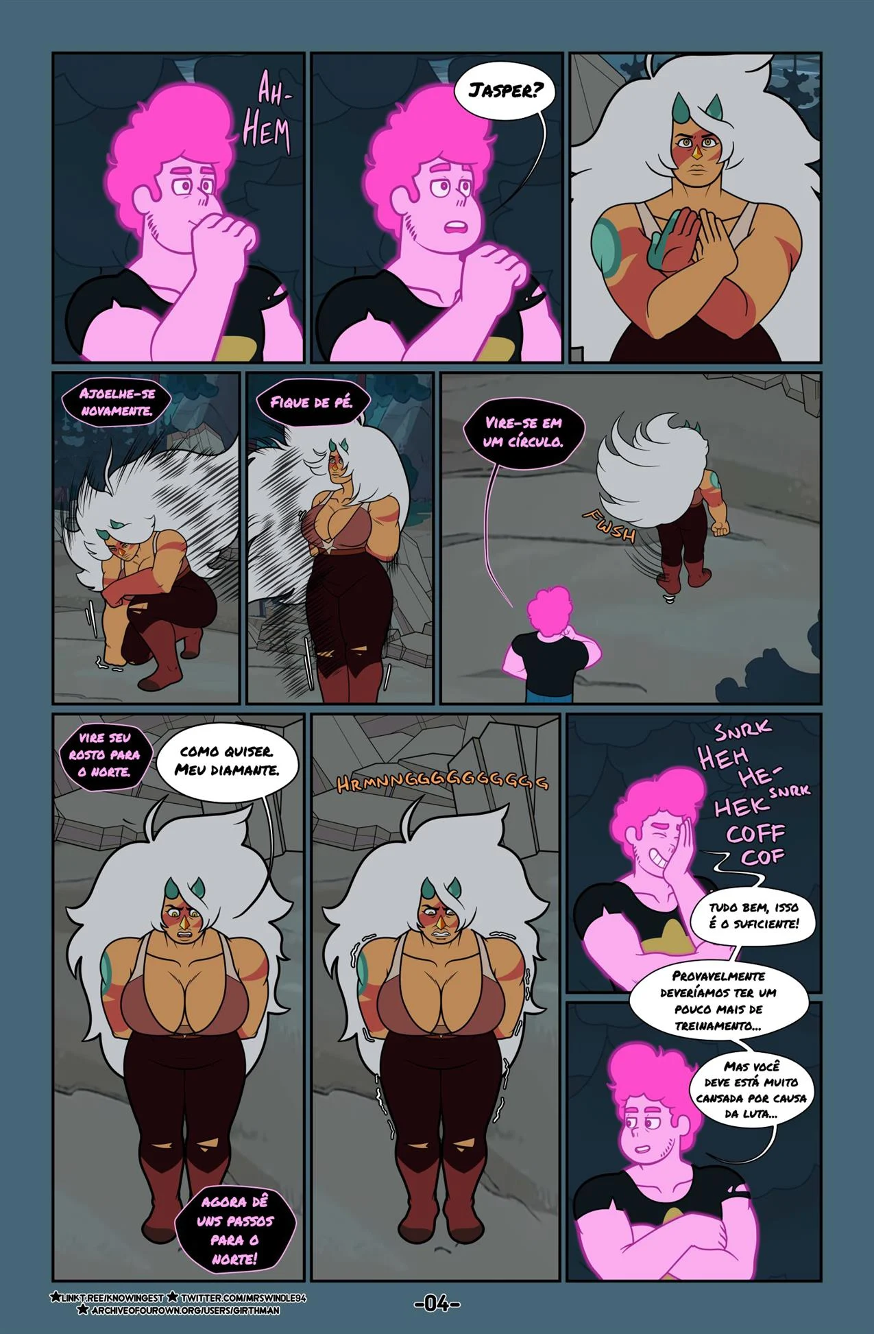 Steven Universo Fervor &ndash; Estupro &ndash; Quadrinho De Sexo Em PT-BR