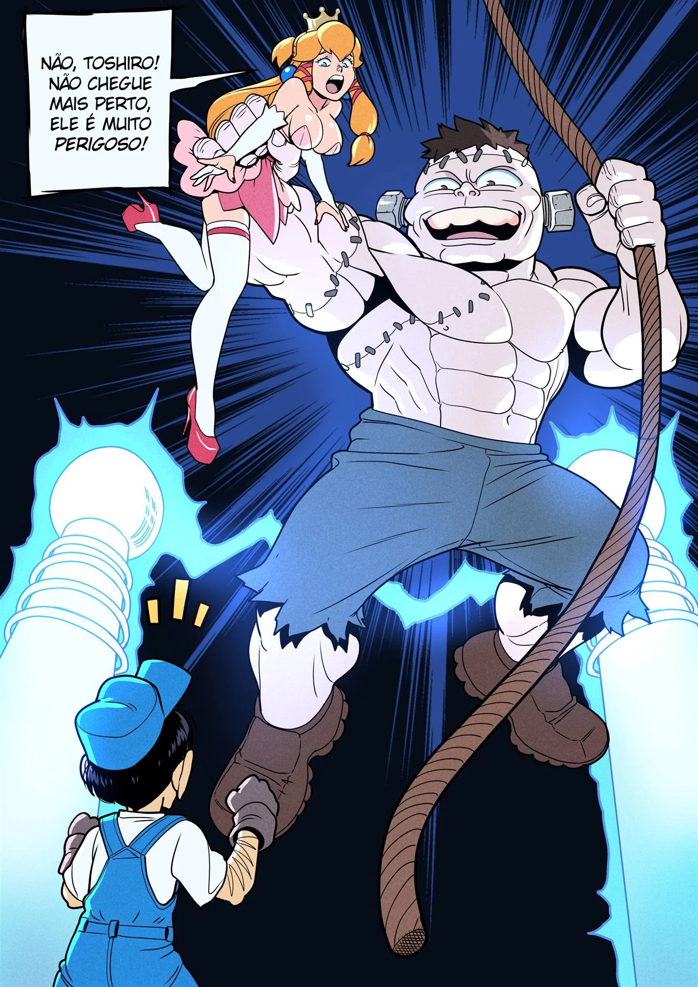 Super Mario e a Princesa Puta &ndash; Bombado &ndash; Todo Traduzido