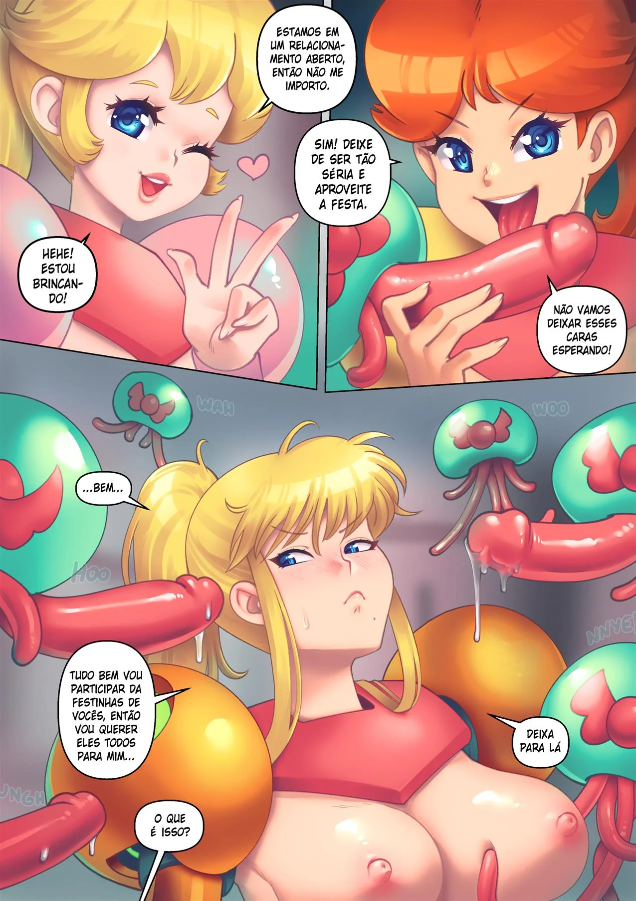 Super Marioid &ndash; Gozando Dentro &ndash; Hentai em Portugu&ecirc;s