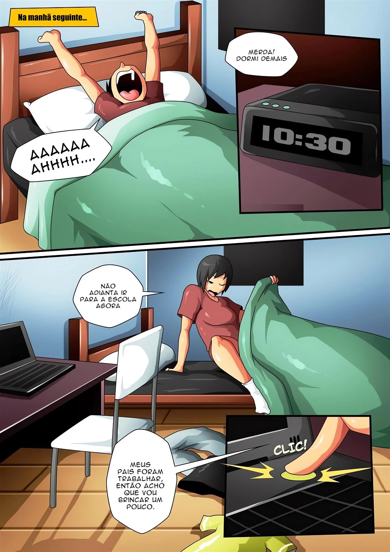 Surpresa na Casa de Banho – Punheta – SuperHQ