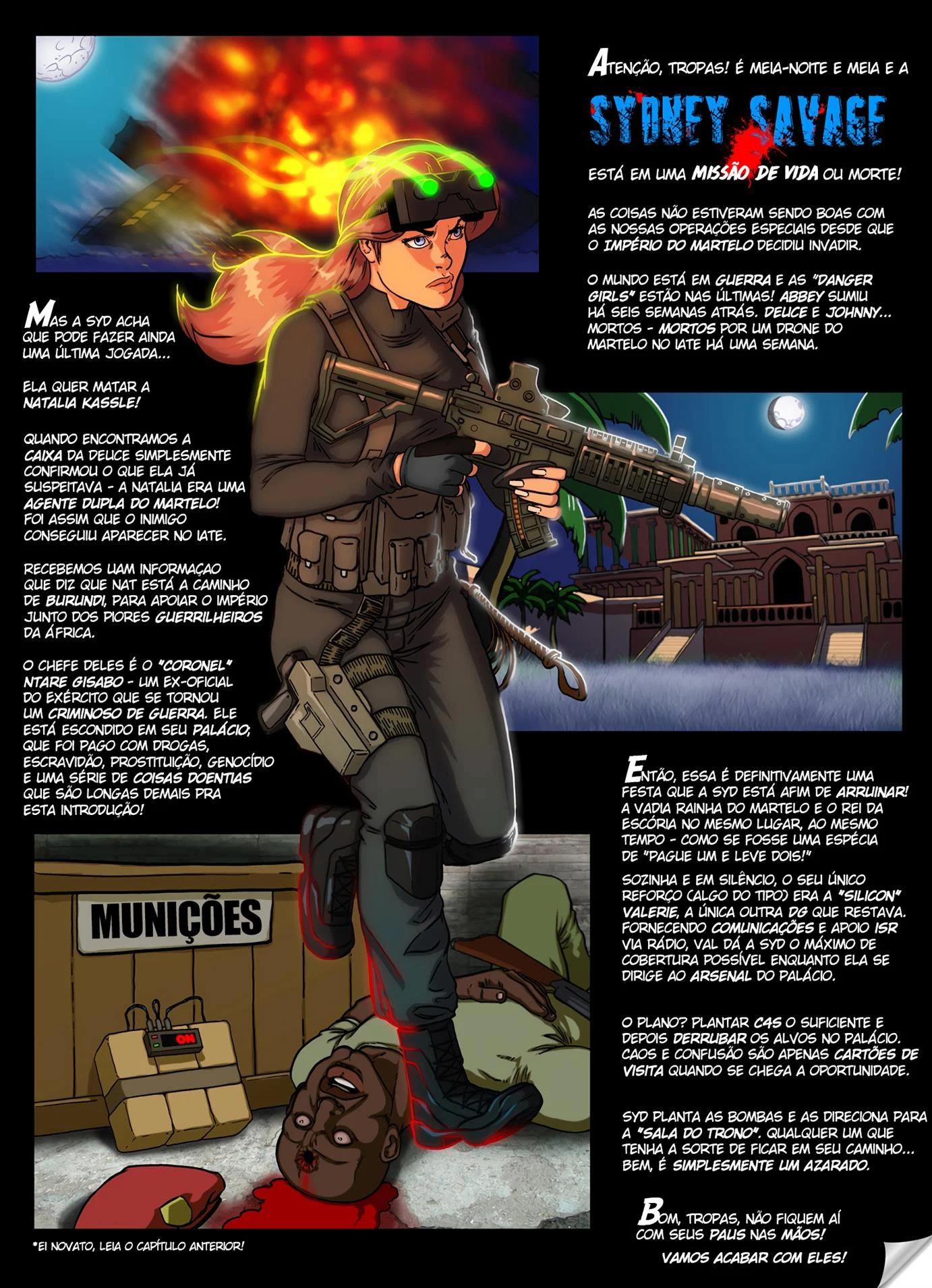 Sydney e o Coronel Gisabo &ndash; Gozando Dentro &ndash; Ler Quadrinho Porno PT-BR