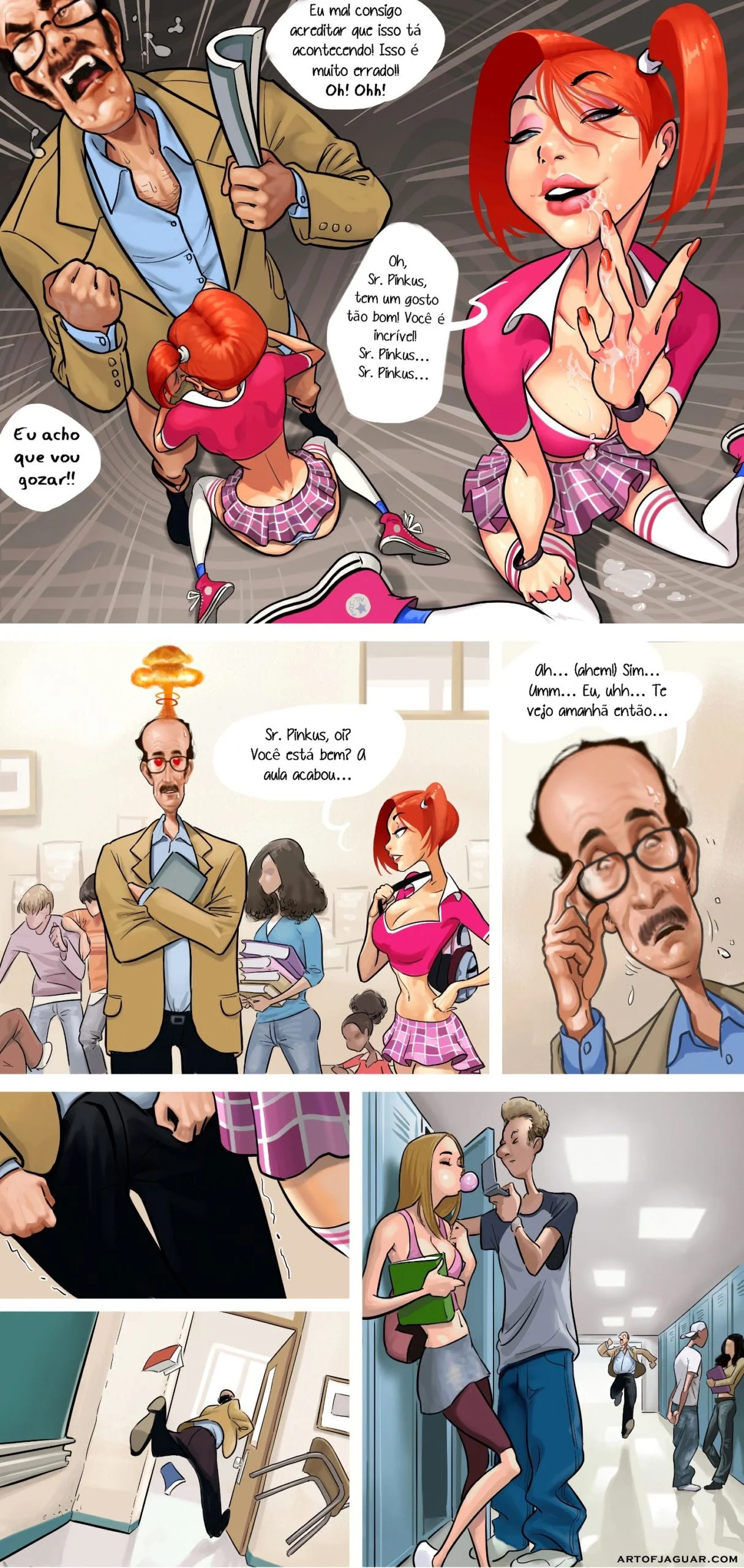 Tenta&ccedil;&atilde;o com a Vizinha &ndash; HQ De Sexo &ndash; Tradu&ccedil;&atilde;o Completa