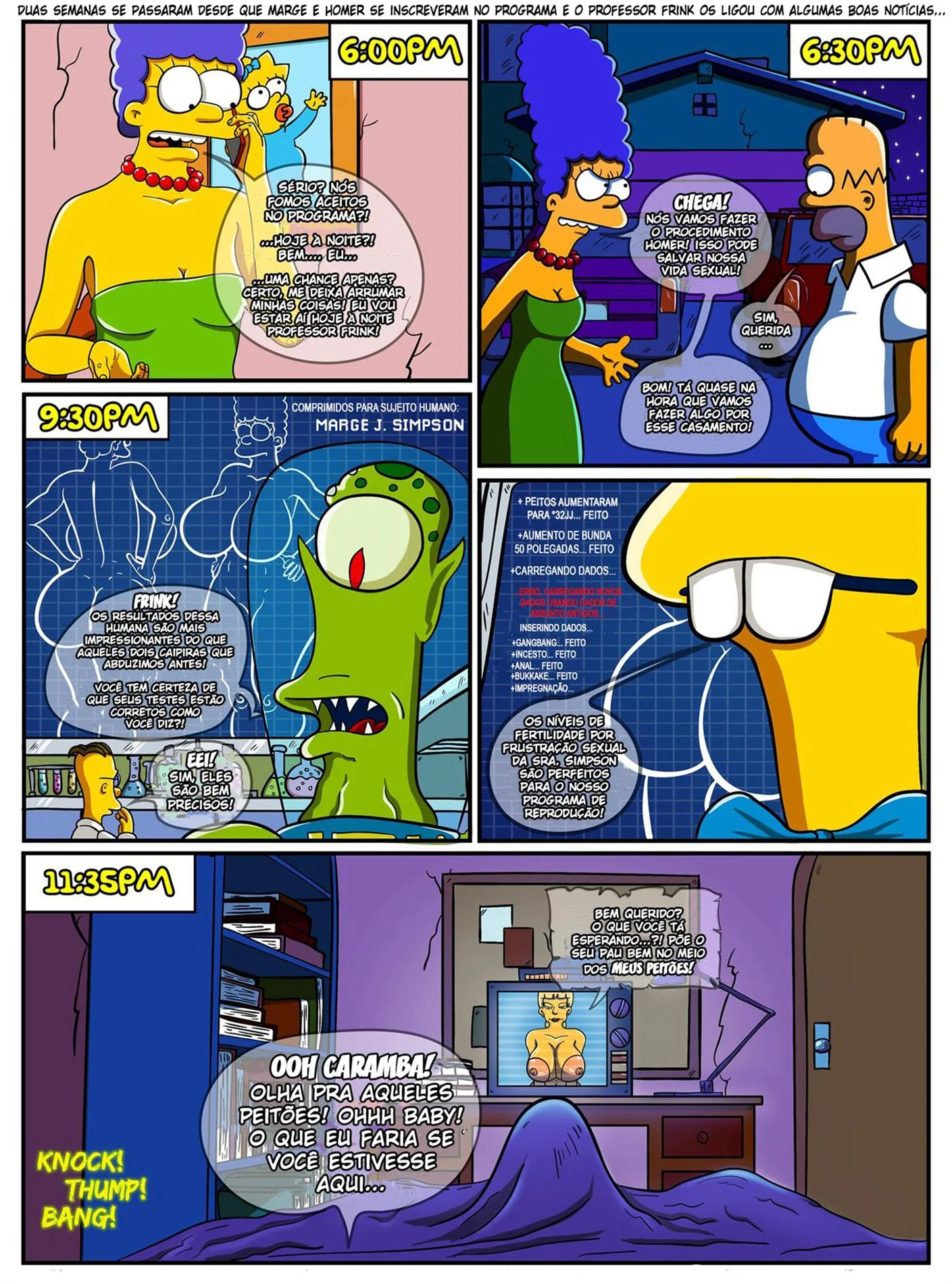 Tes&atilde;o de m&atilde;e &ndash; Simpsons Porno &ndash; Tradu&ccedil;&atilde;o Nacional