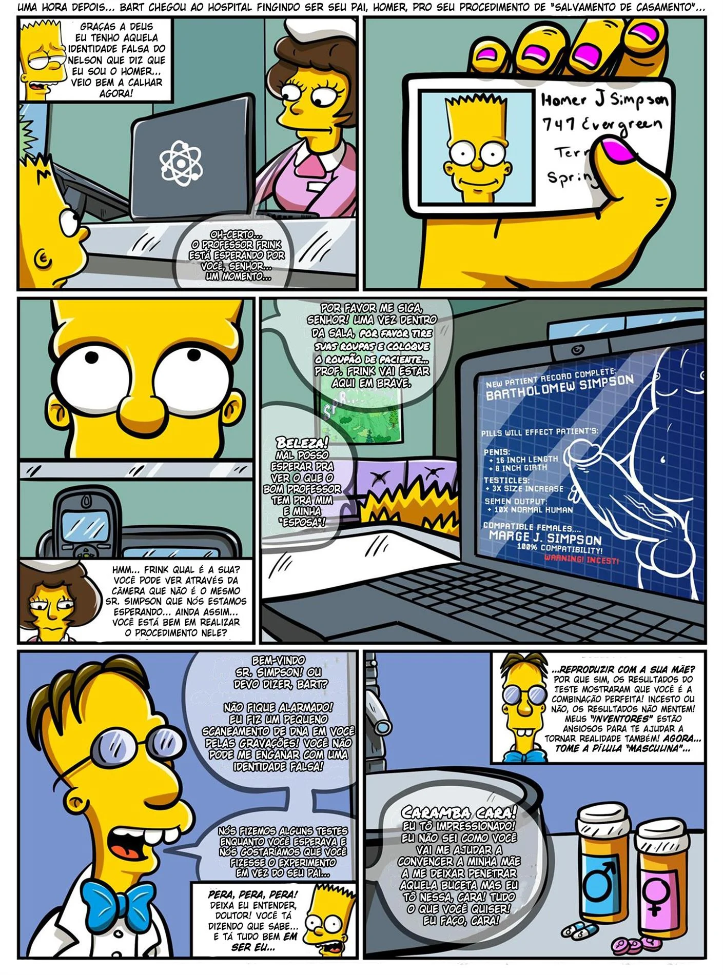 Tes&atilde;o de m&atilde;e &ndash; Simpsons Porno &ndash; Tradu&ccedil;&atilde;o Nacional