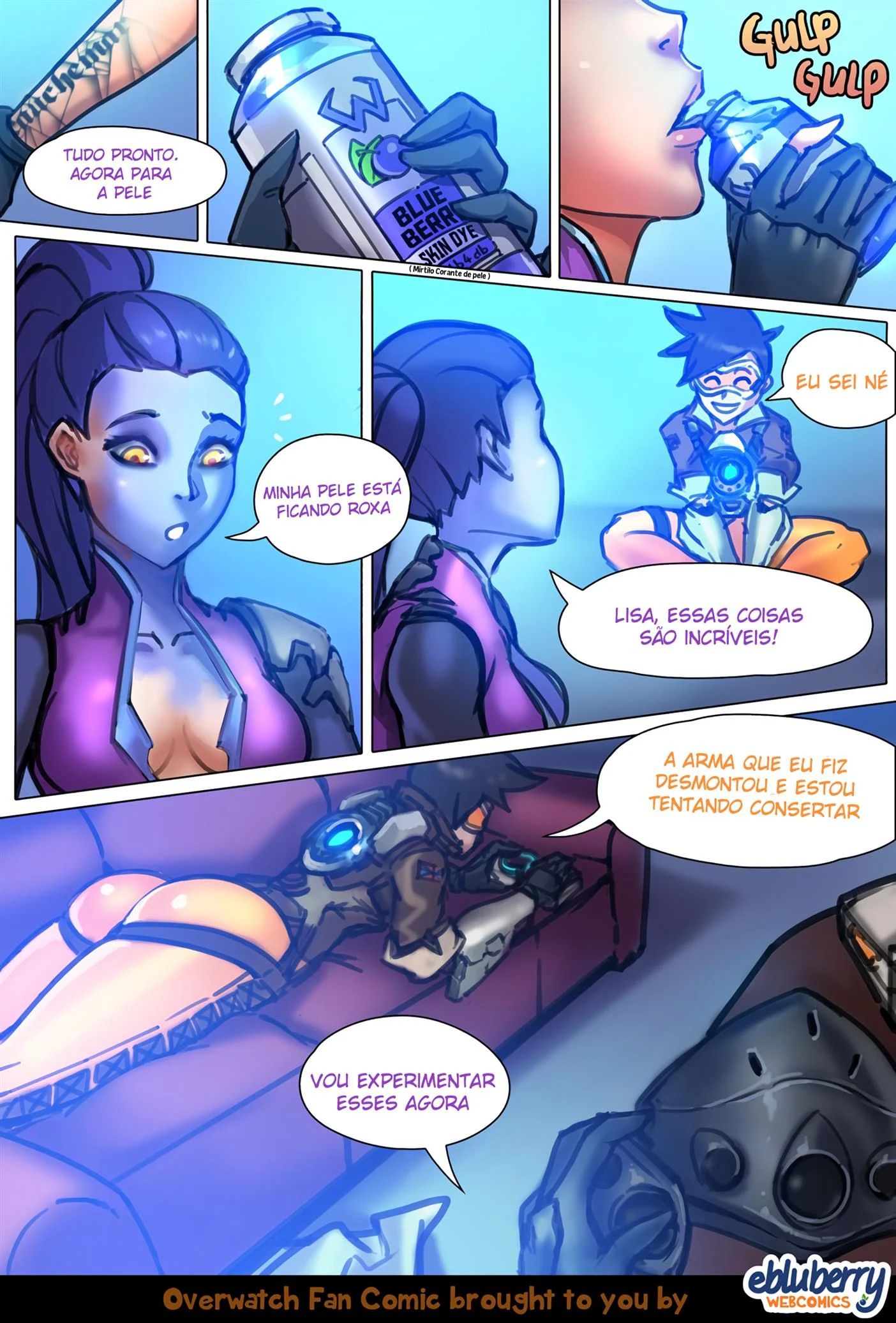 Testando as Fantasias &ndash; Brinquedos Sexuais &ndash; Quadrinho De Sexo Em PT-BR