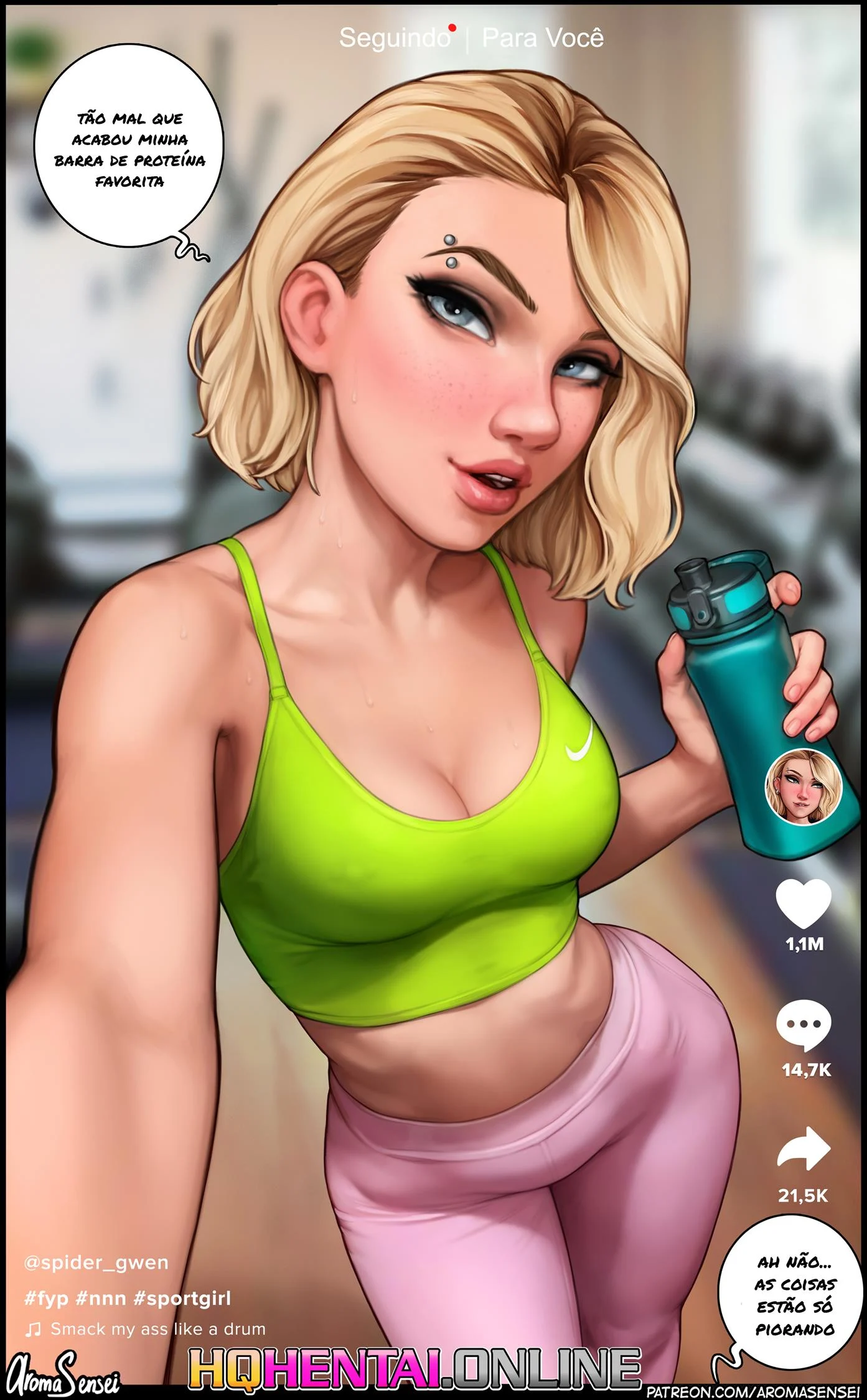 TikTok da Gwen – Homem Aranha Pornô – SuperHQ