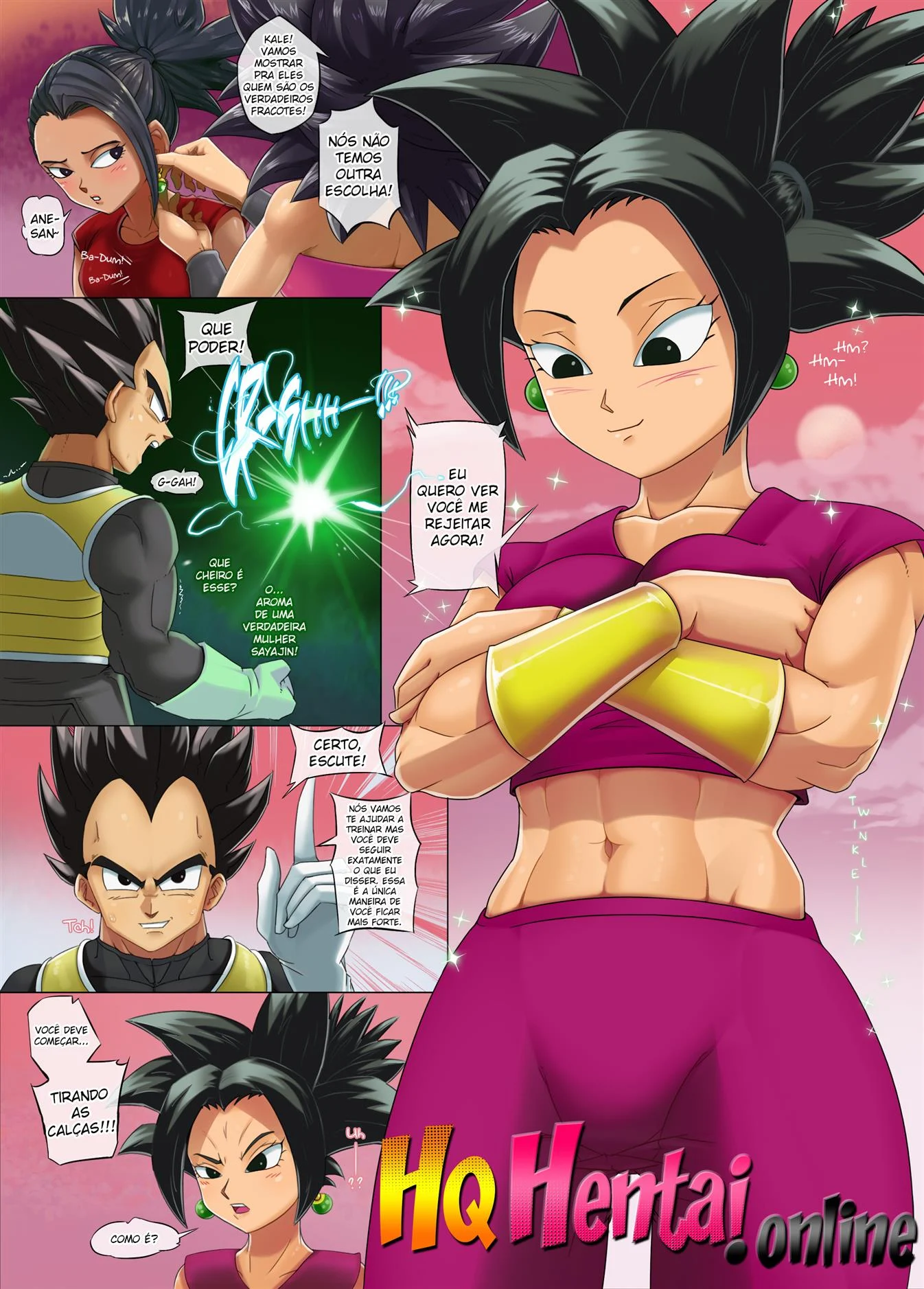 Treinamento de Kefla &ndash; Dragon Ball Hentai &ndash; Todo em PT-BR