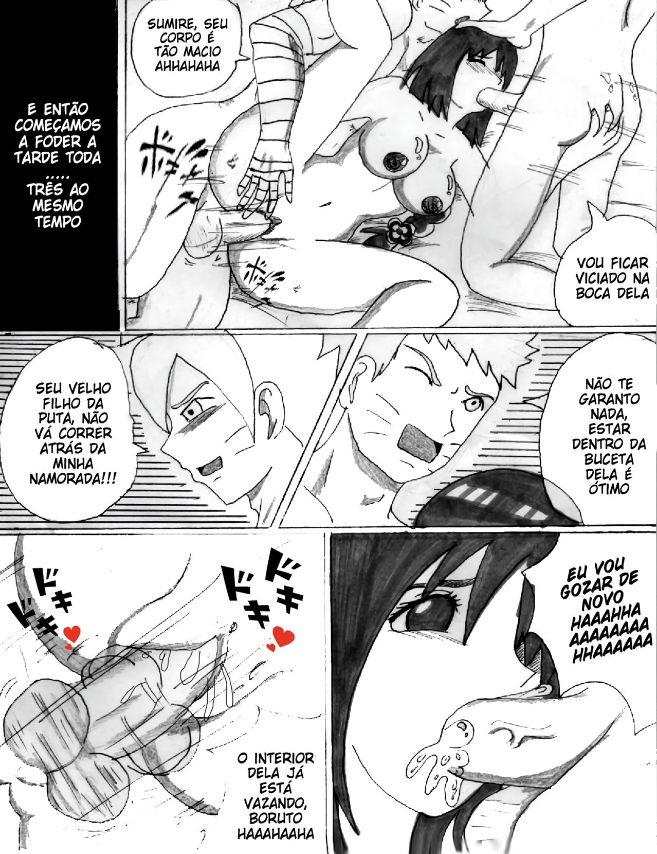 Treinamento Sexual na casa do Hokage – Sumire Kakei Hentai – Sem Censura