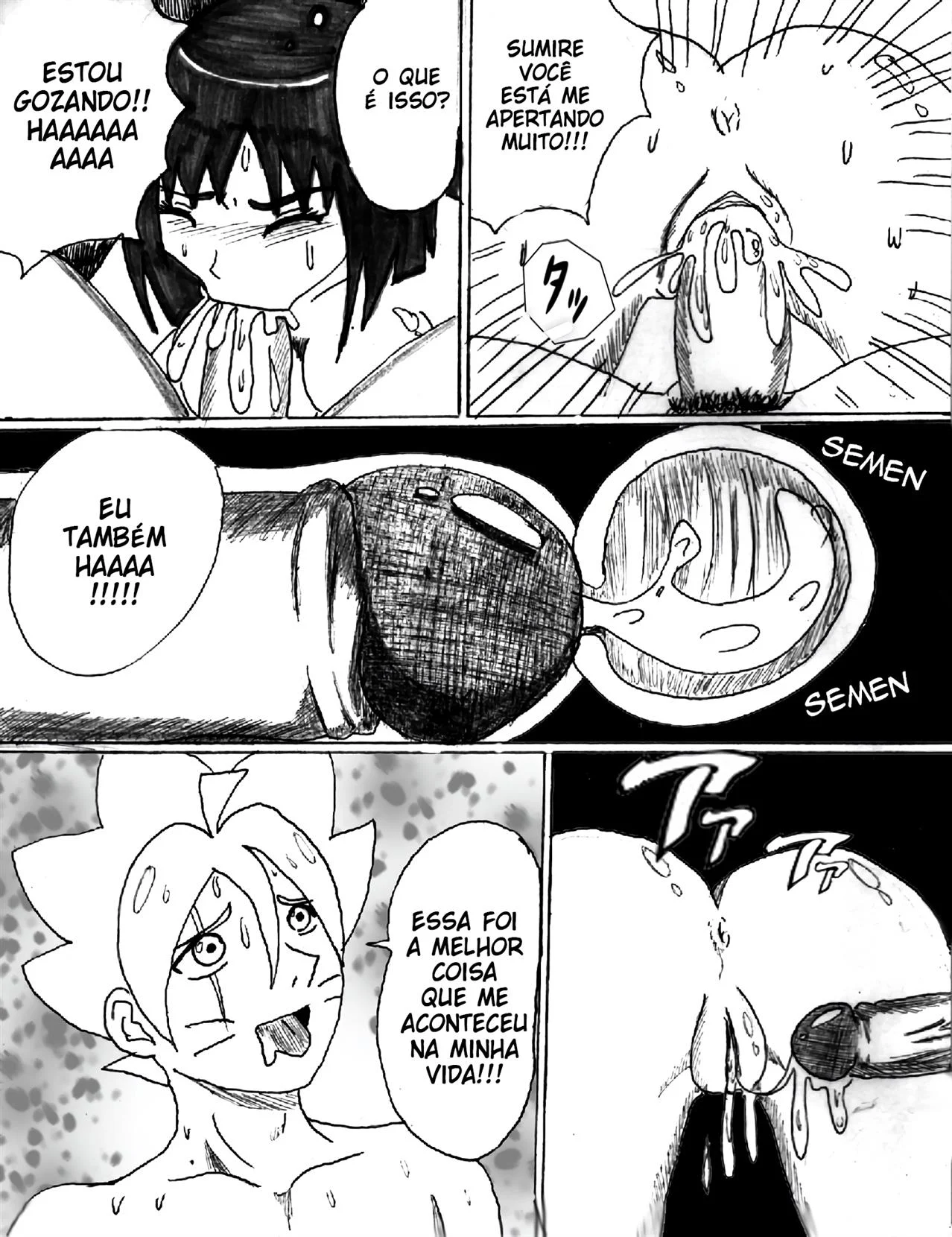 Treinamento Sexual na casa do Hokage – Sumire Kakei Hentai – Sem Censura