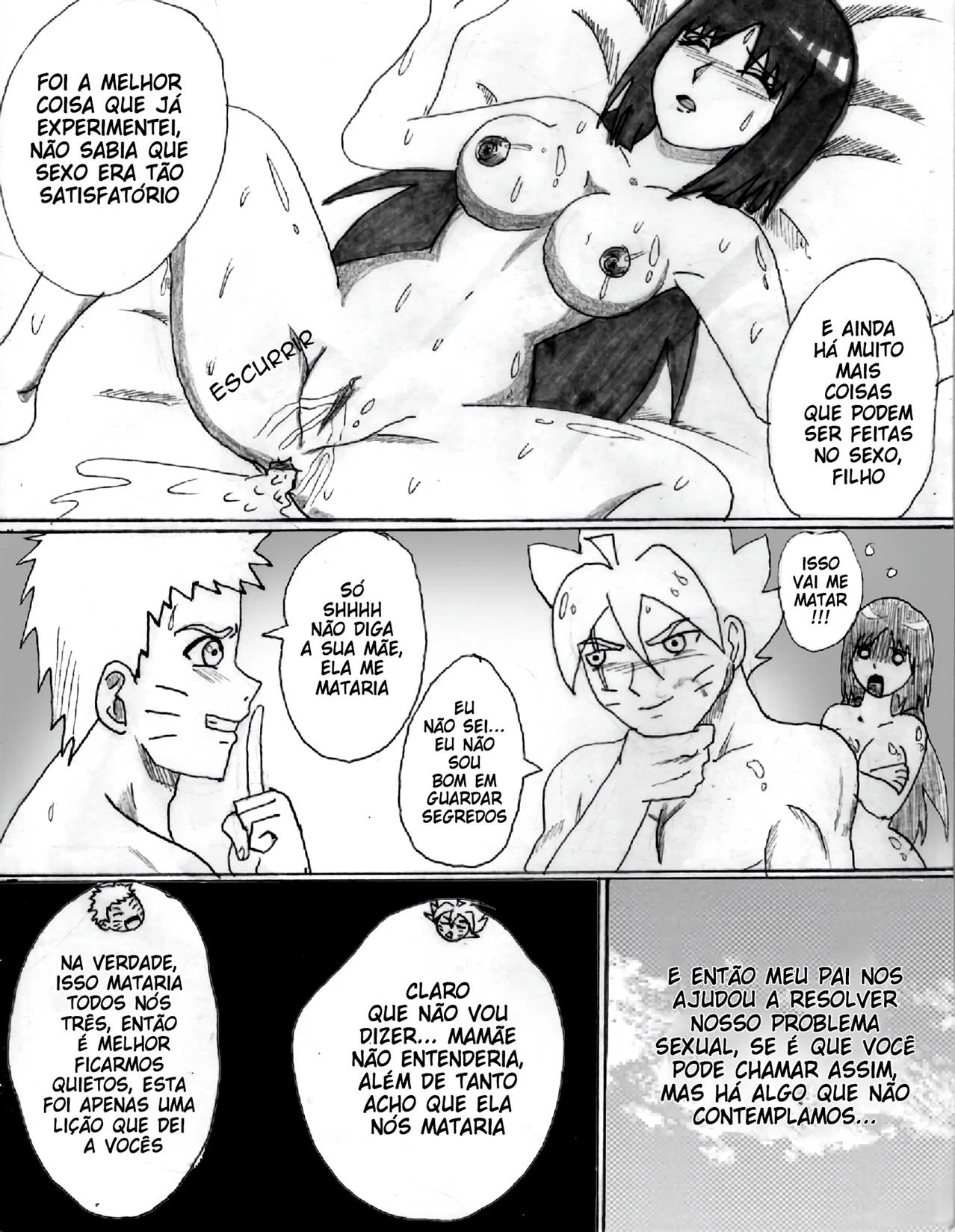 Treinamento Sexual na casa do Hokage – Sumire Kakei Hentai – Sem Censura