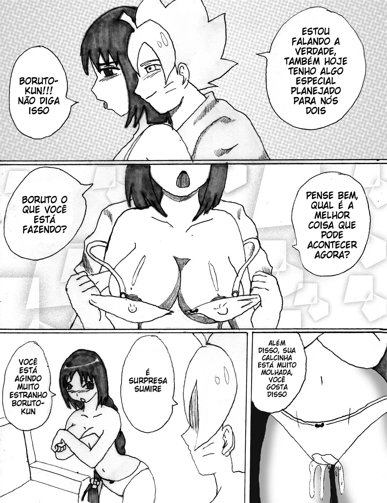 Treinamento Sexual na casa do Hokage – Sumire Kakei Hentai – Sem Censura