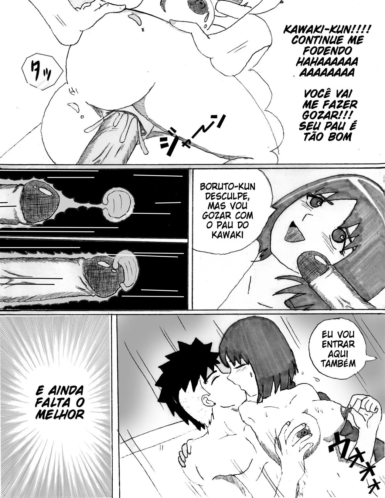 Treinamento Sexual na casa do Hokage – Sumire Kakei Hentai – Sem Censura