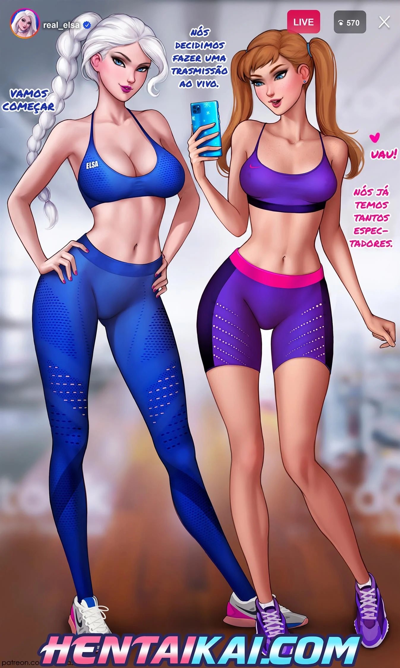 Treinando com Elsa – Aroma Sensei – Sem Censura Treinando com Elsa – Aroma Sensei – Sem Censura