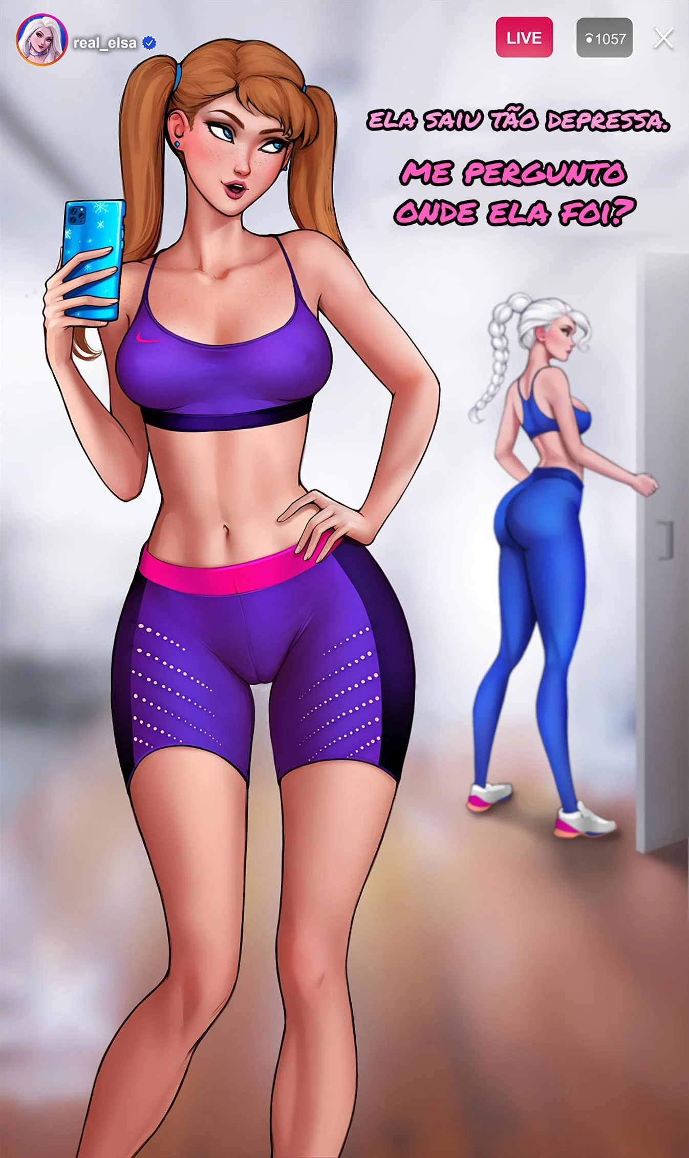 Treinando com Elsa – Aroma Sensei – Sem Censura Treinando com Elsa – Aroma Sensei – Sem Censura