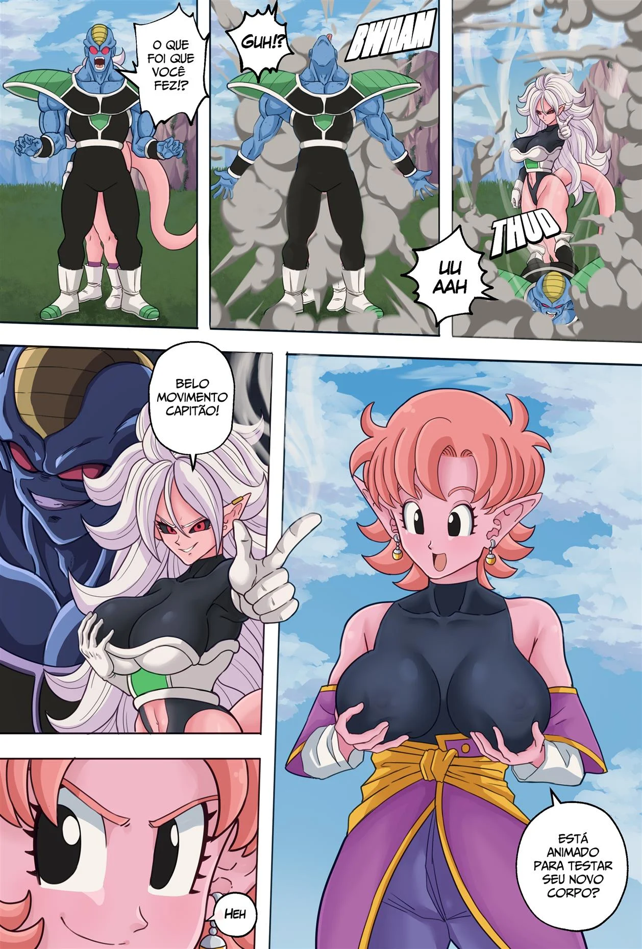 Troca de corpo 7 &ndash; Dragon Ball Hentai &ndash; Ler Quadrinho Completos