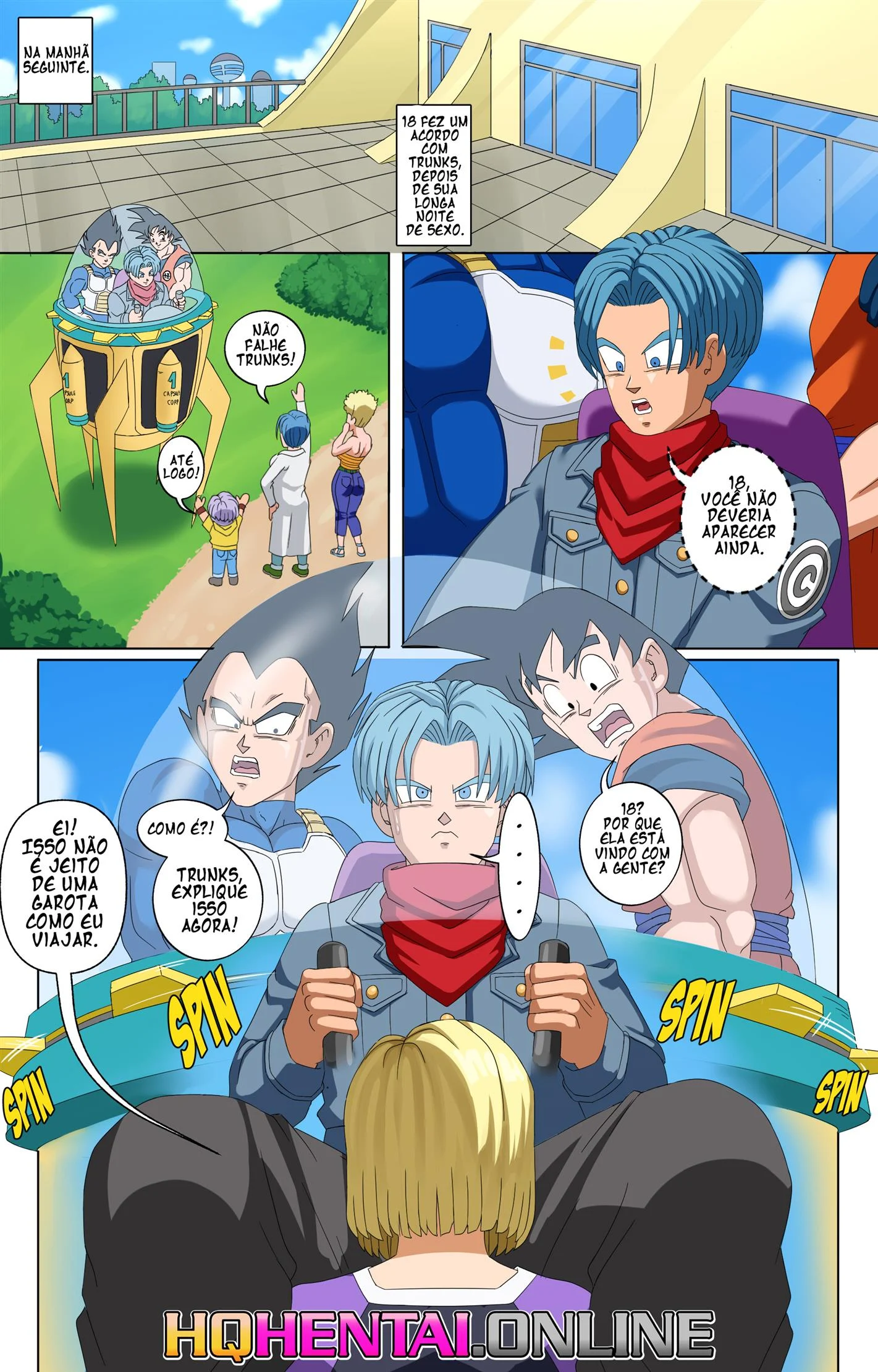 Trunks reencontra a Andr&oacute;ide 18 &ndash; Anal &ndash; Completo