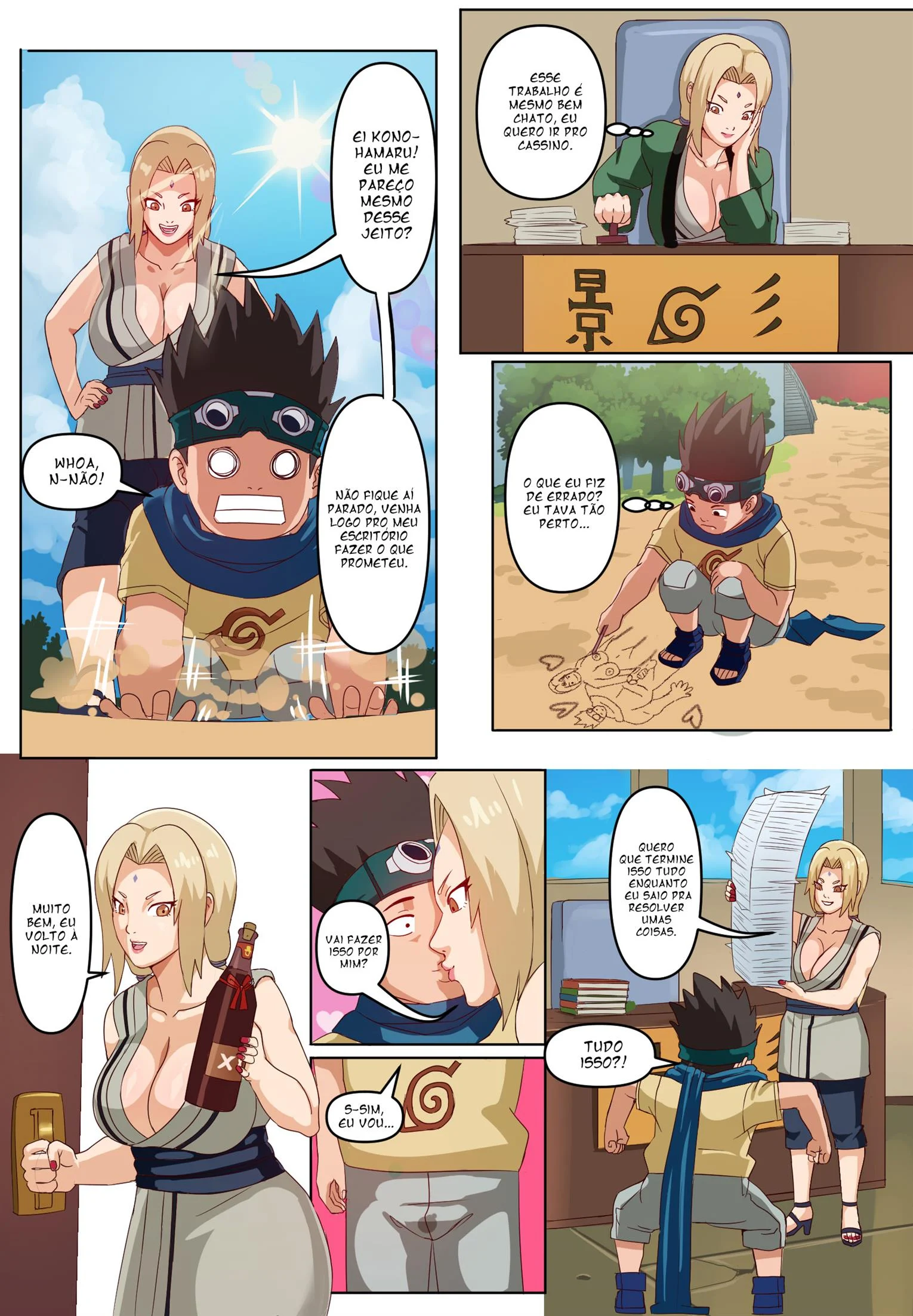 Tsunade e Konohamaru – HQ Hentai – Tradução Nacional