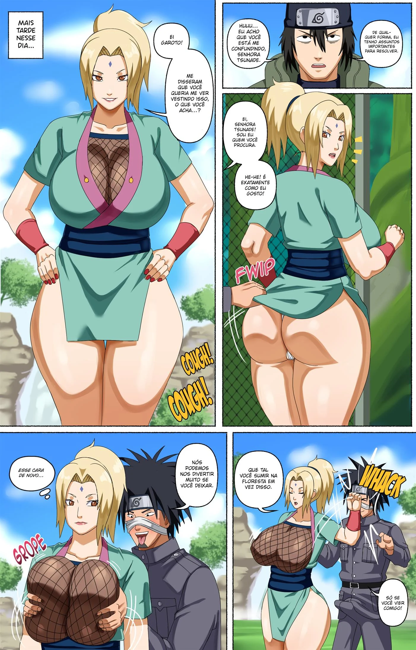 Tsunade e seus assistentes – Pau Grande – Tradução Completa