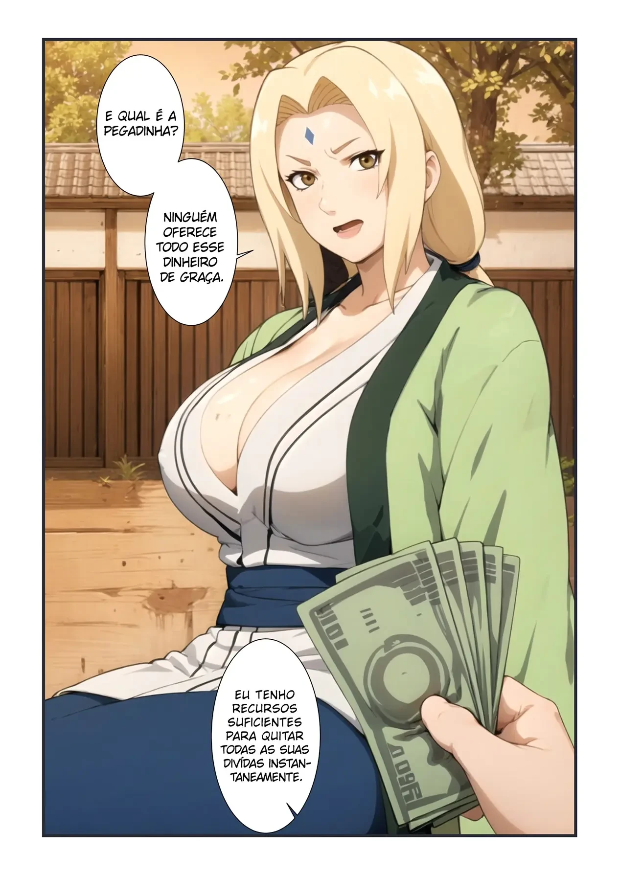 Tsunade Quitando as D&iacute;vidas &ndash; Tsunade Hentai &ndash; Tradu&ccedil;&atilde;o Completa