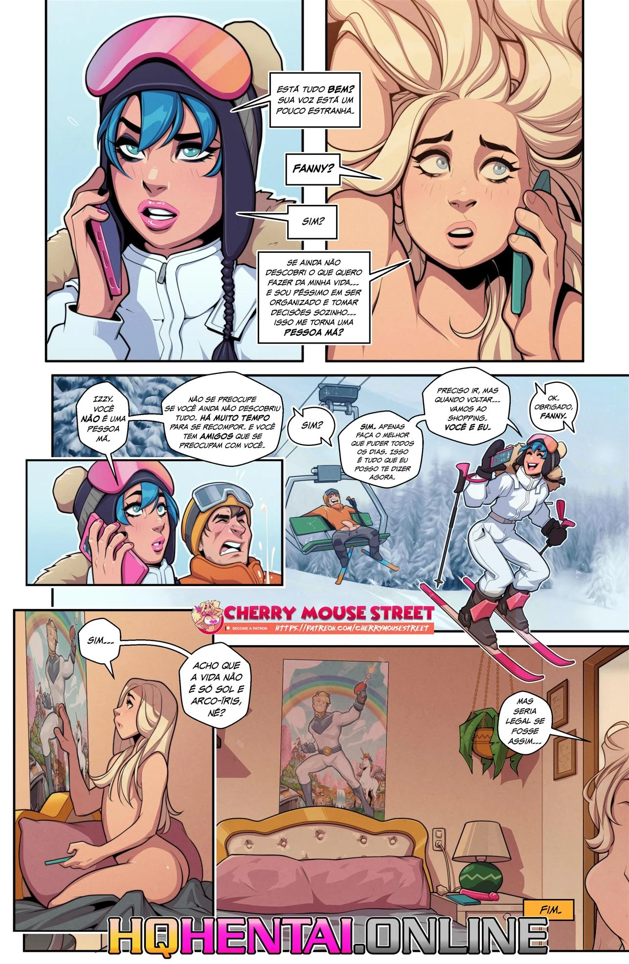 Um dia na vida de Izzy &ndash; HQ De Sexo &ndash; Sem Censura