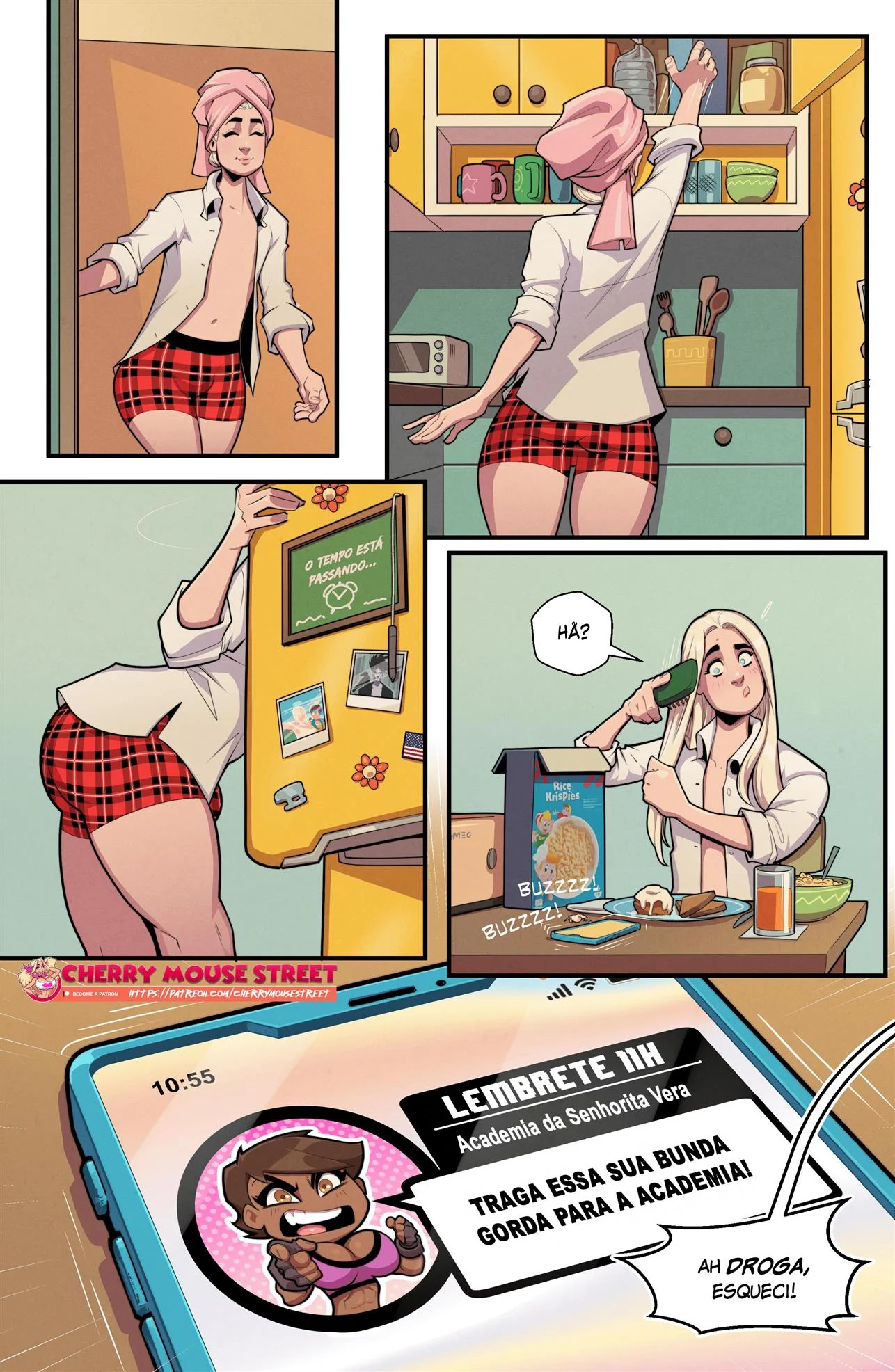 Um dia na vida de Izzy &ndash; HQ De Sexo &ndash; Sem Censura