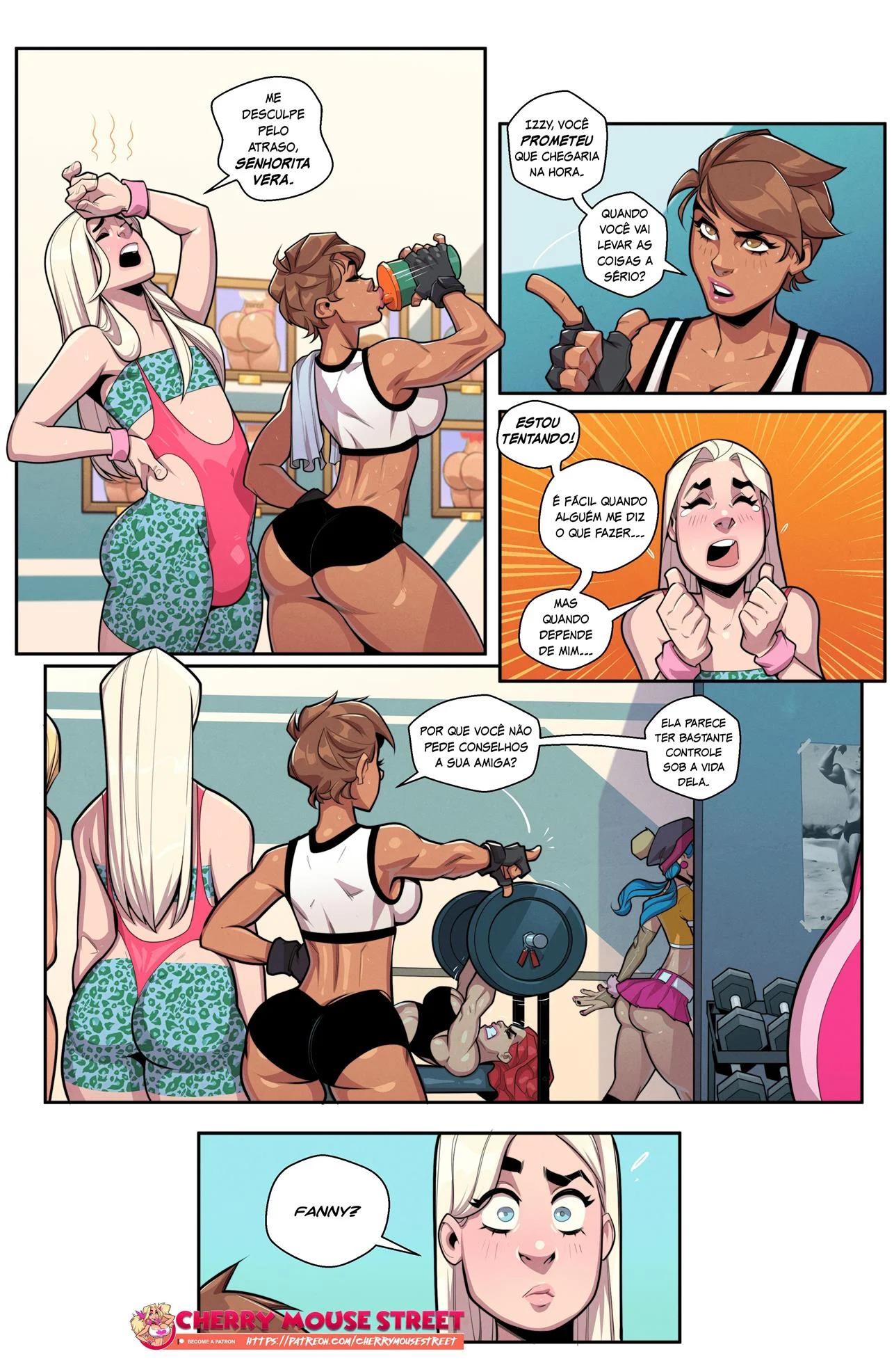 Um dia na vida de Izzy &ndash; HQ De Sexo &ndash; Sem Censura