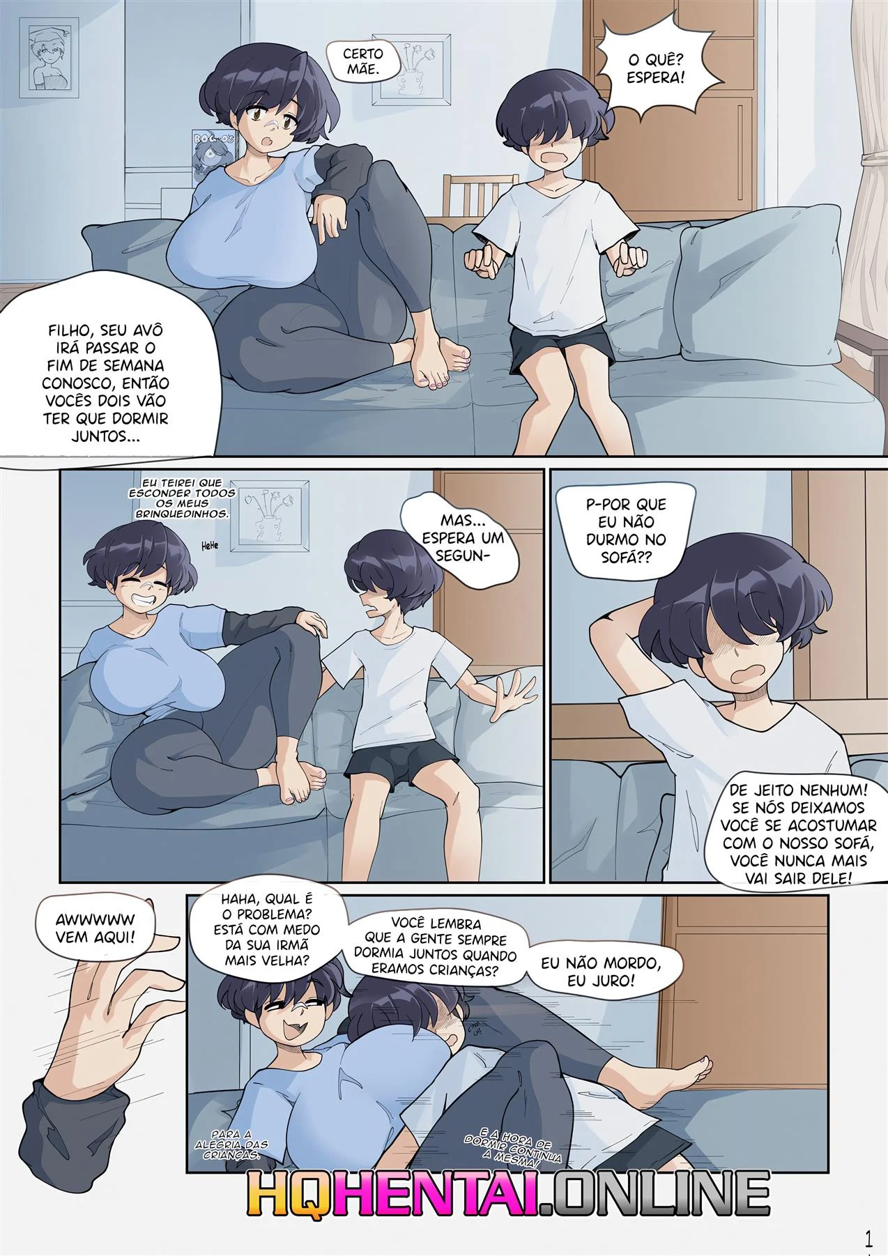 Um sonho melado – Bundão – Quadrinho De Sexo Em PT-BR