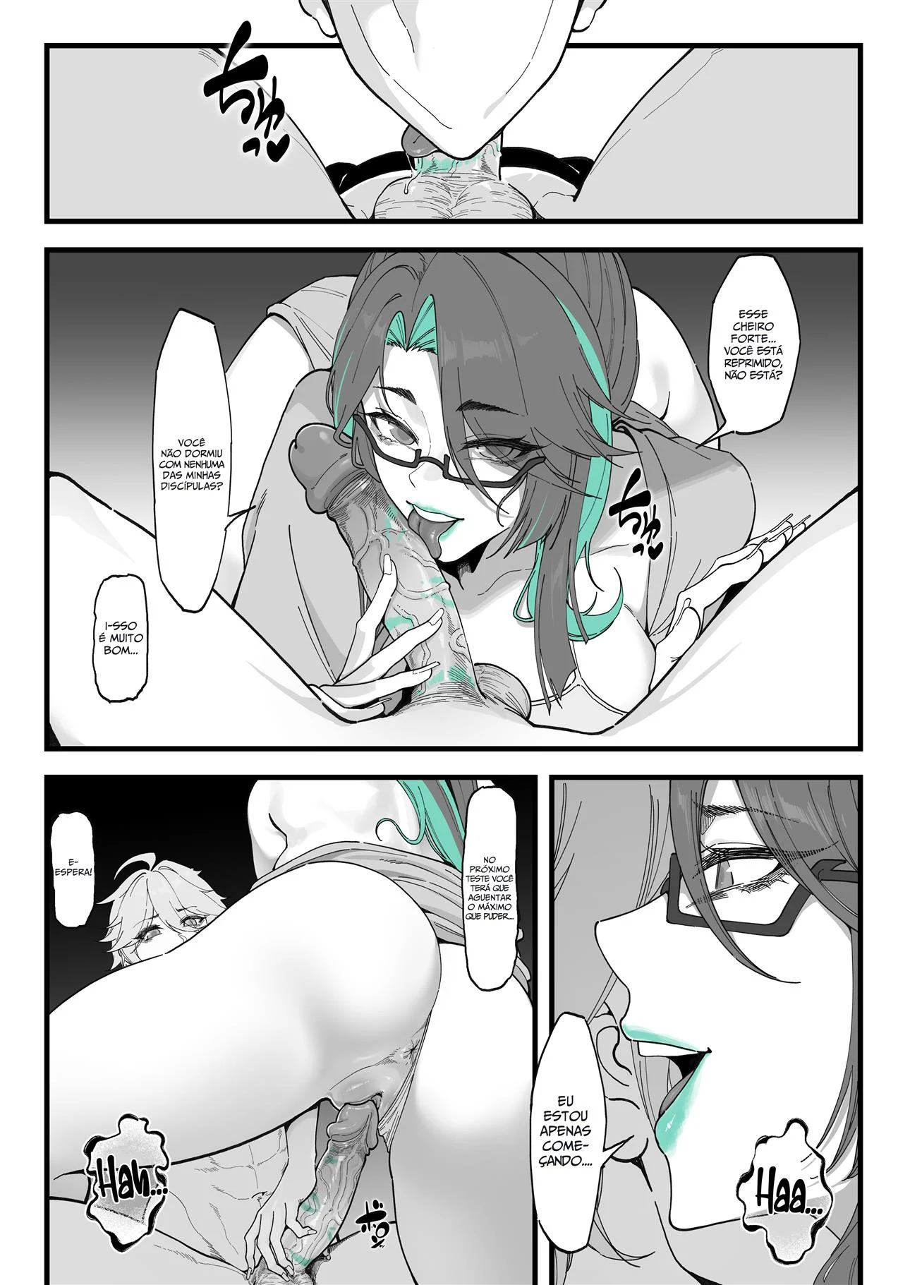 Um Teste para Aether &ndash; Gozando Dentro &ndash; Ler Quadrinho Porno PT-BR