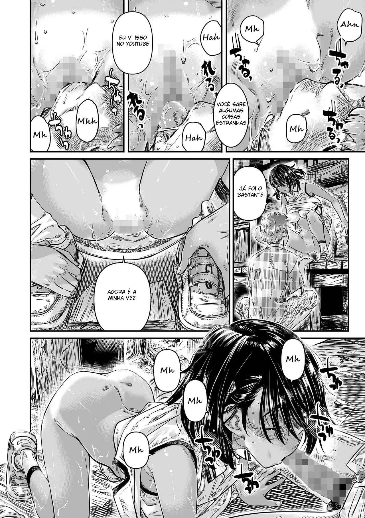 Uma Garota Safada Bronzeada Convida Seu Senpai Virgem para Fazer Sexo ao Ar Livre &ndash; Hentai &ndash; Ler Quadrinho Completos