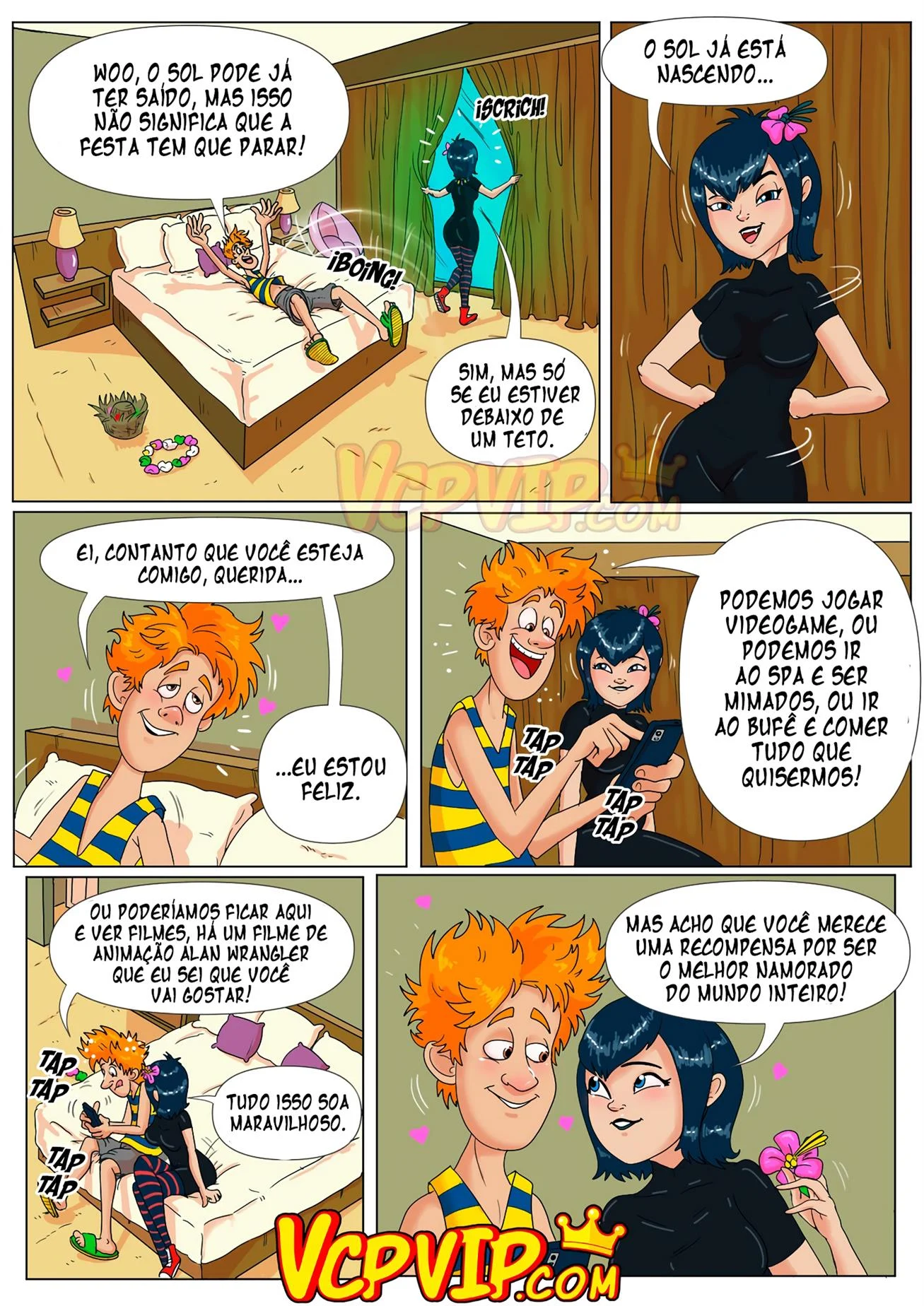 Uma noite terrivelmente sensual &ndash; HQ Porno &ndash; Quadrinho em Portugu&ecirc;s PT-BR