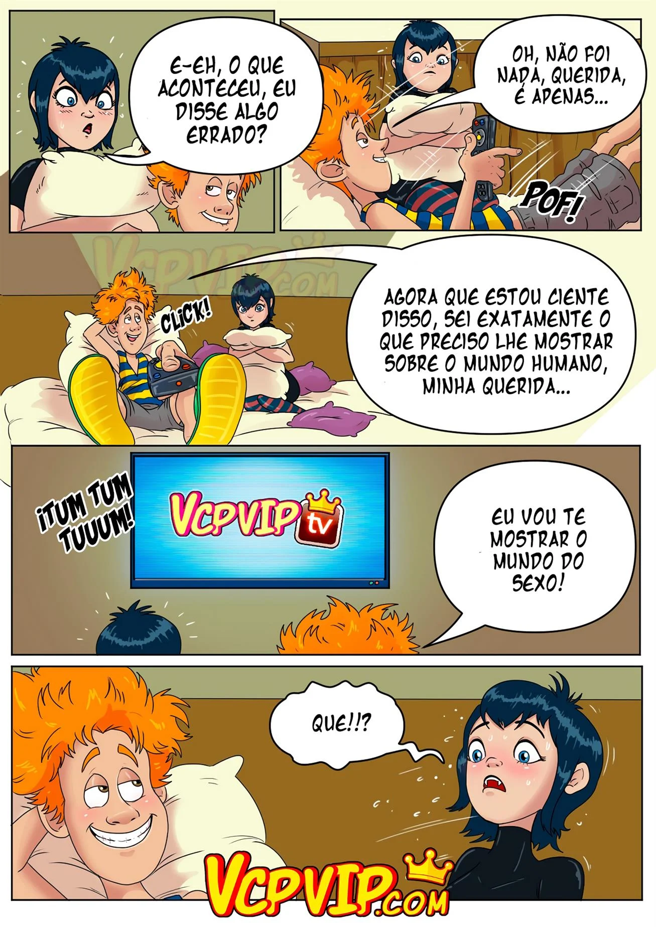 Uma noite terrivelmente sensual &ndash; HQ Porno &ndash; Quadrinho em Portugu&ecirc;s PT-BR