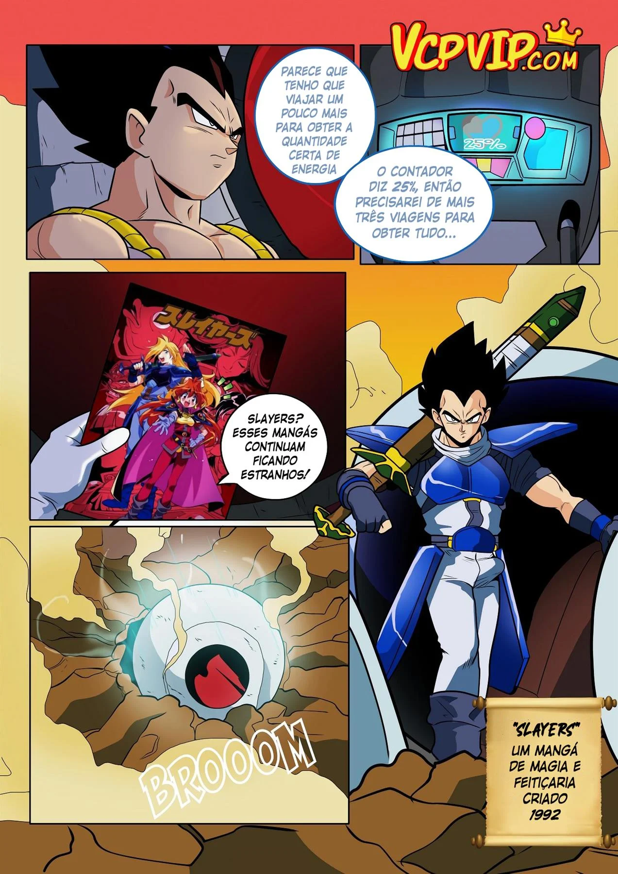 Vegeta no Multiverso da Putaria &ndash; Dragon Ball Hentai &ndash; Completo