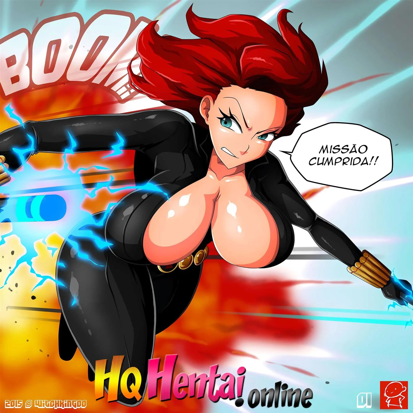 Vi&uacute;va Negra acalmando Hulk &ndash; Cartoon &ndash; Sem Censura