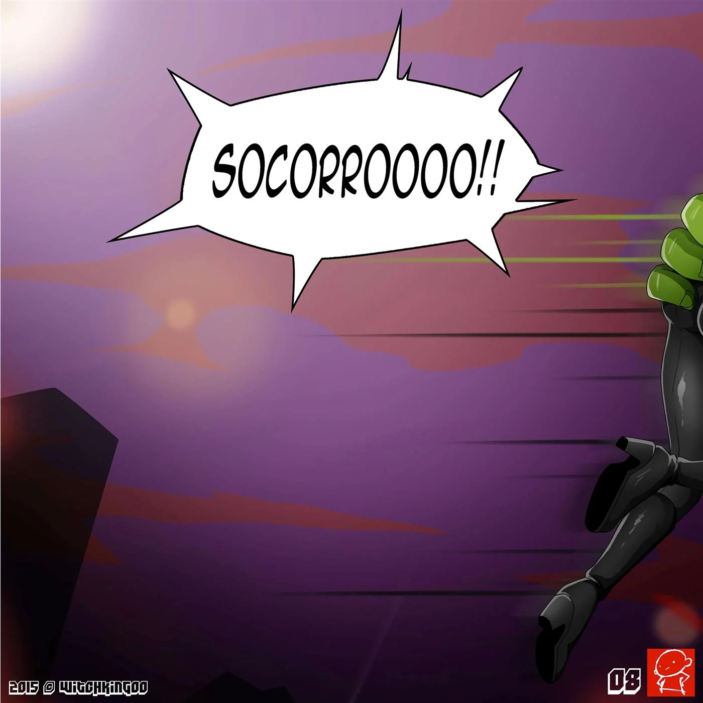 Vi&uacute;va Negra acalmando Hulk &ndash; Cartoon &ndash; Sem Censura