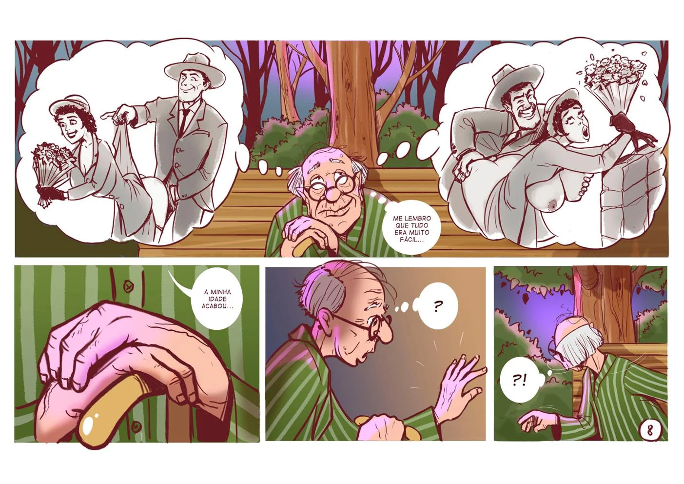 Vov&ocirc; sortudo &ndash; HQ Hentai &ndash; Ler Quadrinho Porno PT-BR