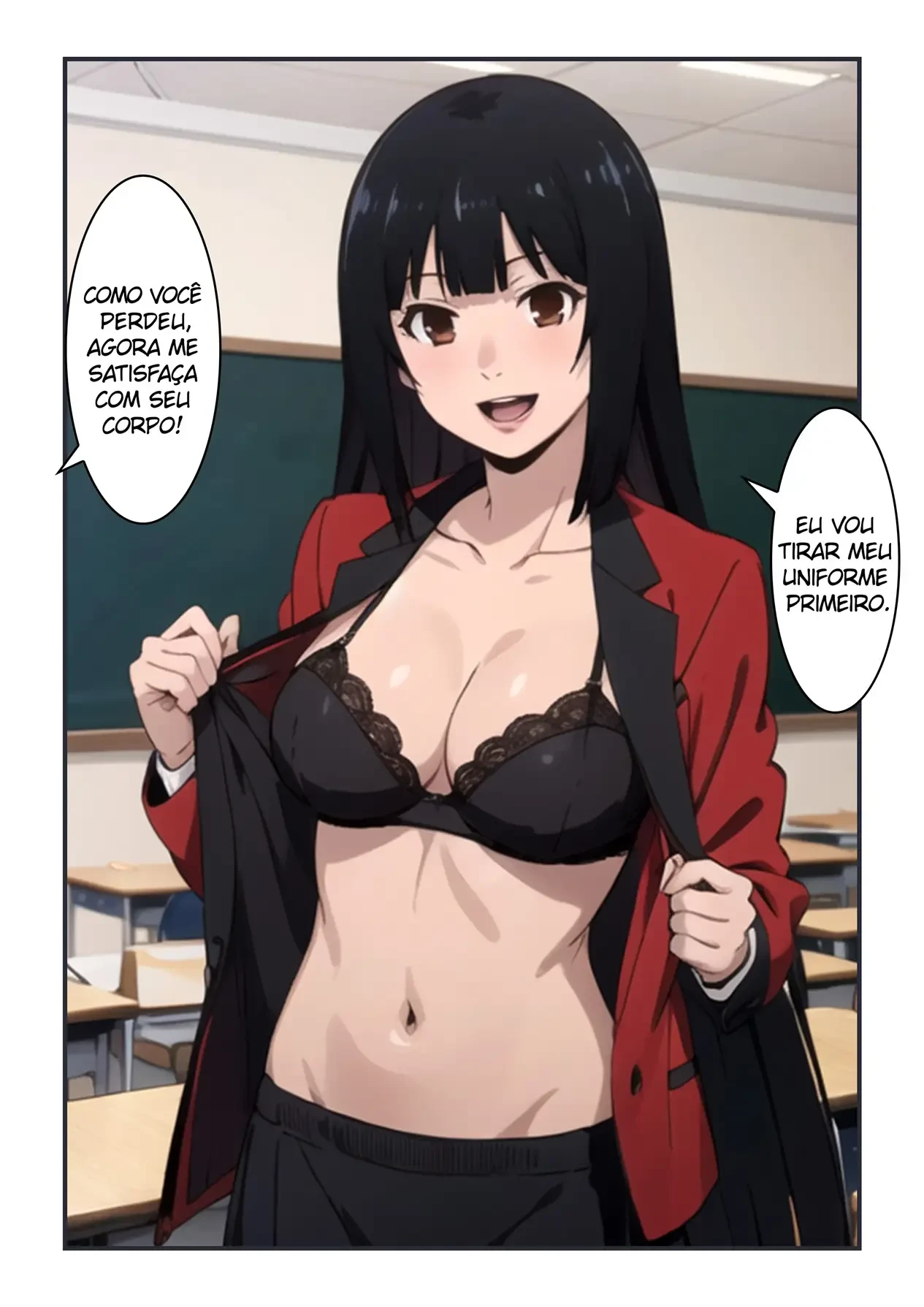 Yumeko Paga a Aposta &ndash; Yumeko Jabami Hentai &ndash; Hentai em Portugu&ecirc;s