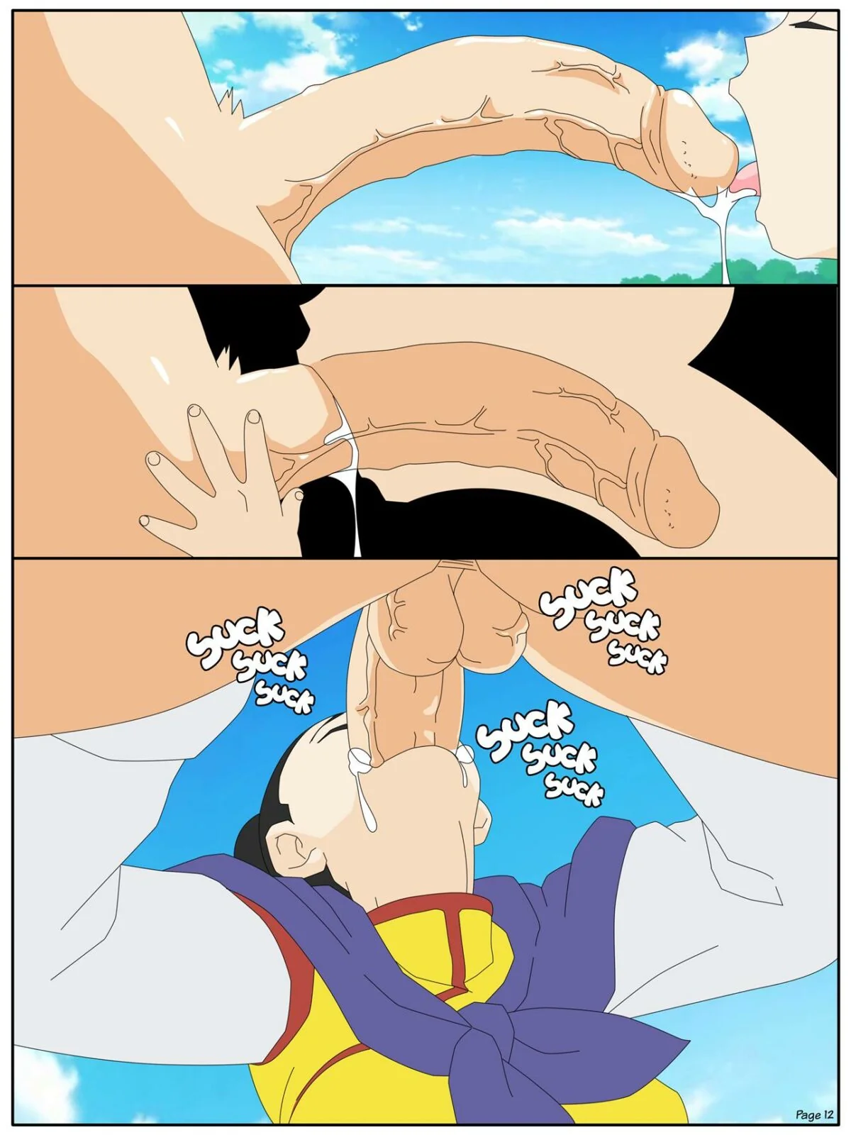 A Ambição de Zamasu: Piranha Chichi Humilha o Vilão - Dragon Ball Super Hentai HQ Brasileiro