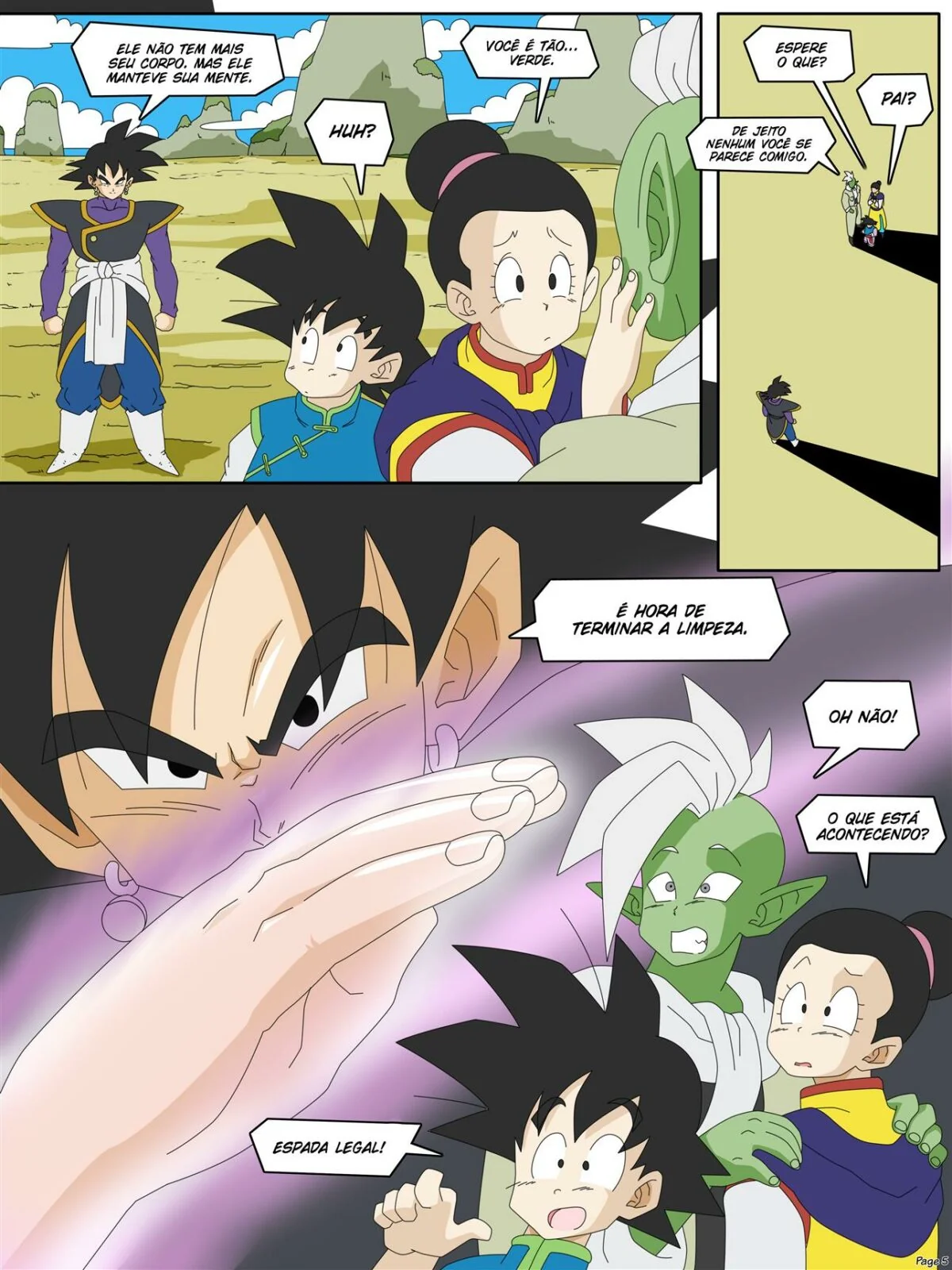 A Ambição de Zamasu: Piranha Chichi Humilha o Vilão - Dragon Ball Super Hentai HQ Brasileiro