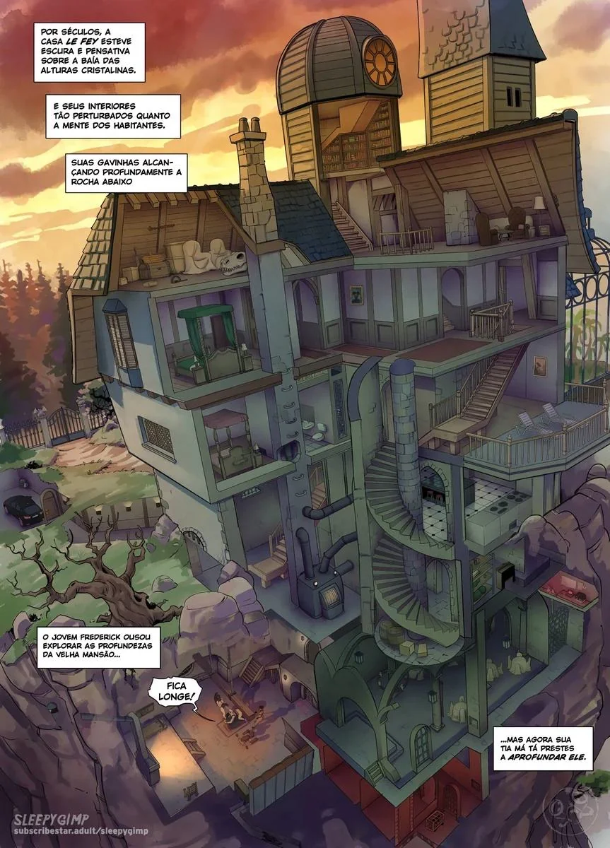 A Bruxaria da Titia Piranha - Explorando a Masmorra do Prazer em HQ Brasileiro A Bruxaria da Titia Piranha - Explorando a Masmorra do Prazer em HQ Brasileiro