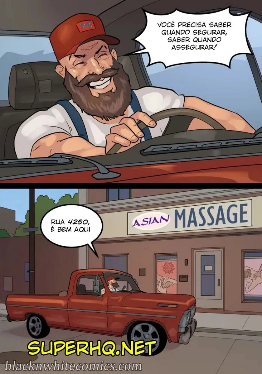 A Danada Negona Madura Safada Não Resistiu à Pica do Encanador - Hentai Interracial em HQ Brasileiro