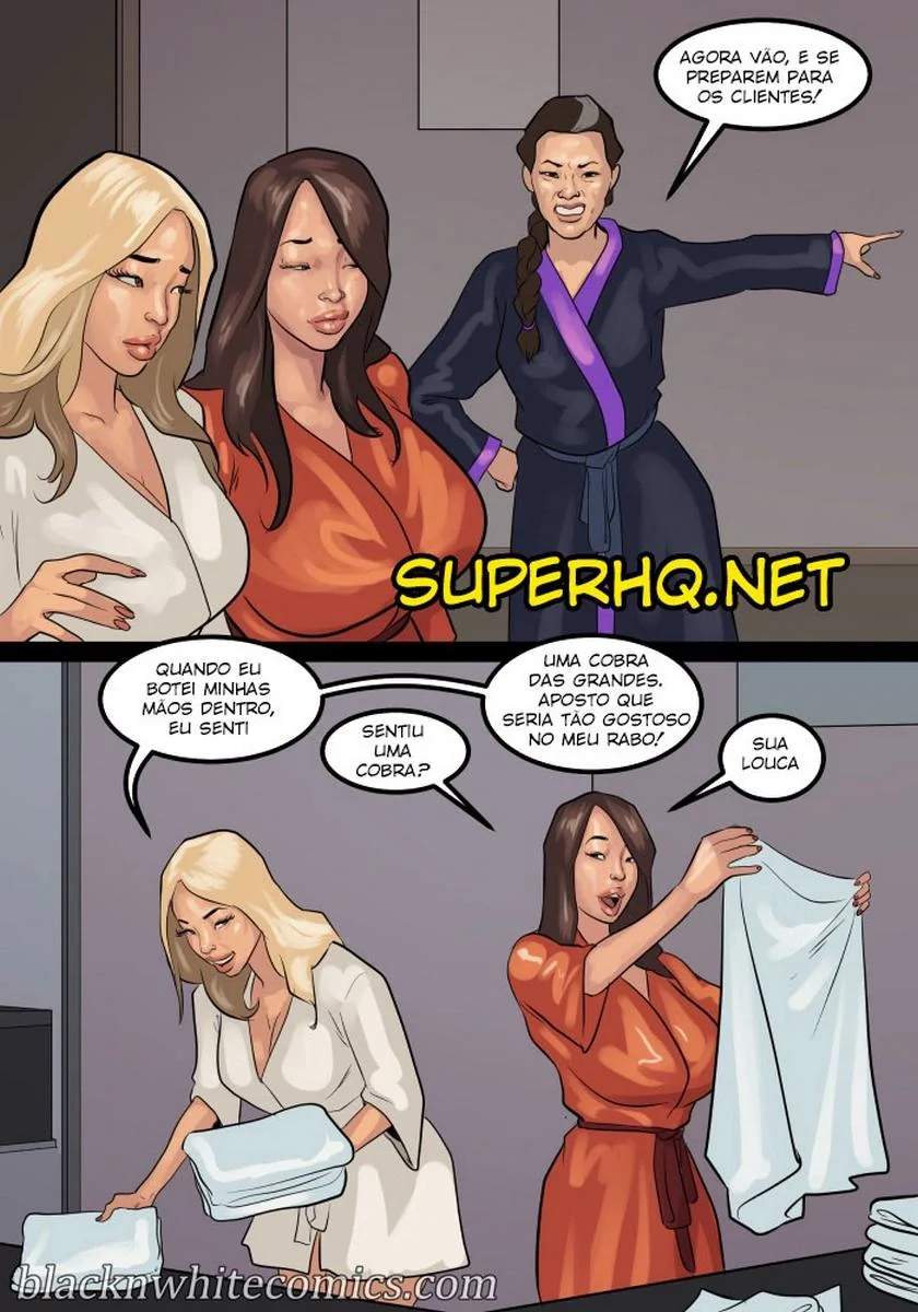 A Danada Negona Madura Safada Não Resistiu à Pica do Encanador - Hentai Interracial em HQ Brasileiro