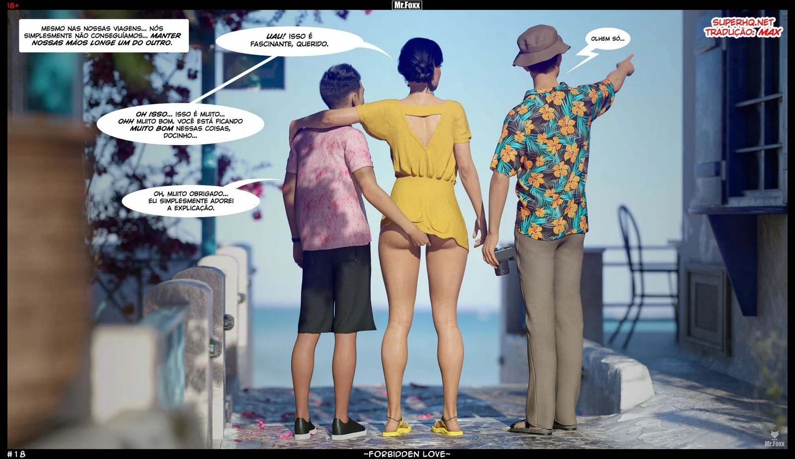 A Dona de Casa Piranha: Flagrou o Filho na Punheta e Liberou a Buceta - Hentai Incesto em HQ Brasileiro