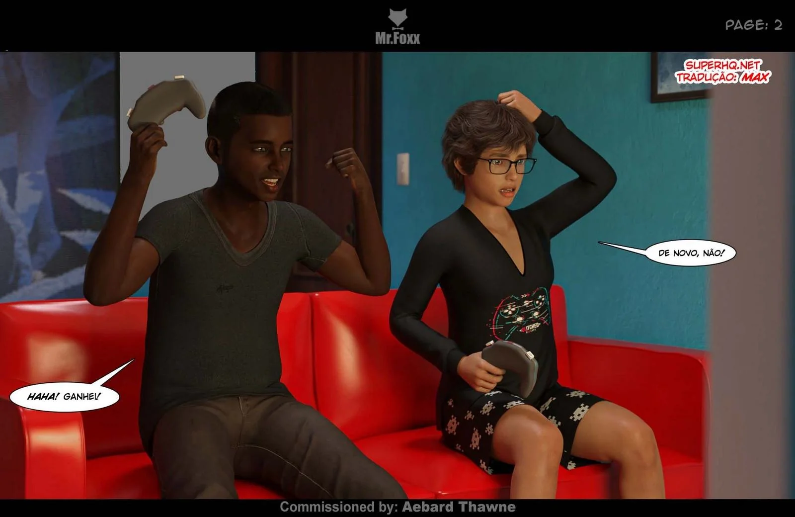 A Mãe Piranha do Amigo - Hentai 3D em HQ Brasileiro