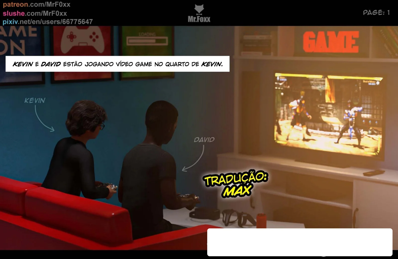 A Mãe Piranha do Amigo - Hentai 3D em HQ Brasileiro