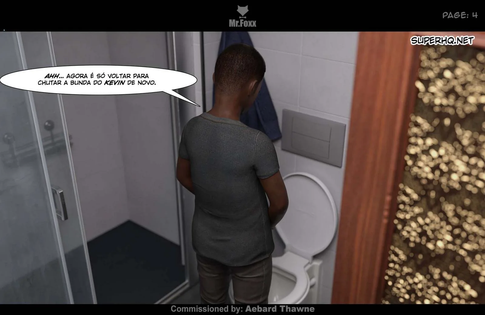 A Mãe Piranha do Amigo - Hentai 3D em HQ Brasileiro