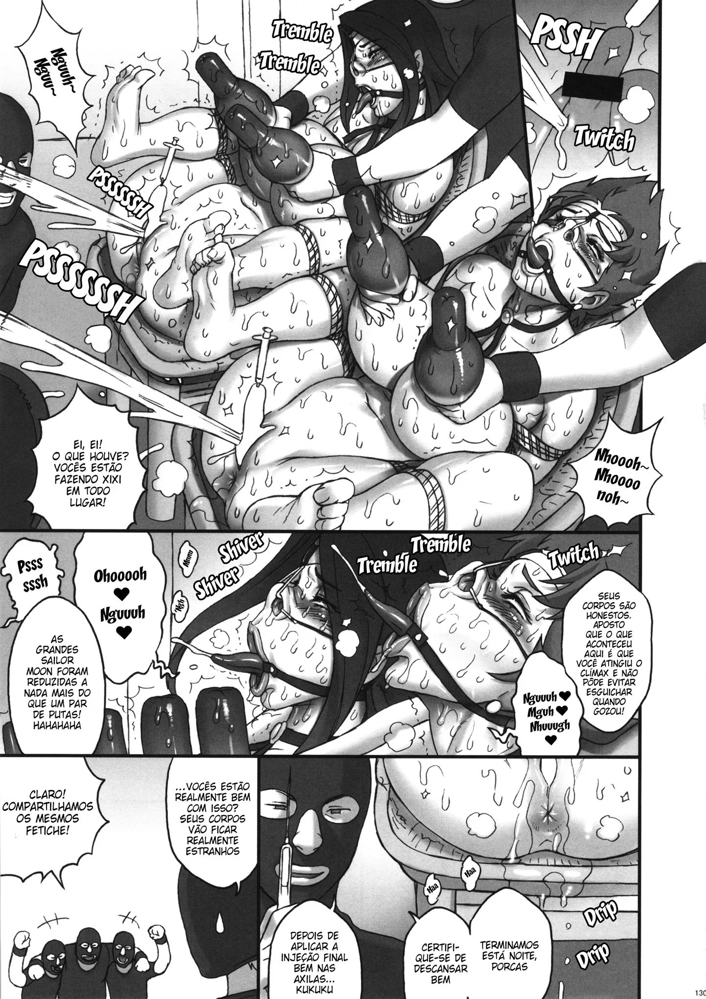 A Maga Piranha e os Feitiços da Rola Gigante em Hentai HQ Brasileiro