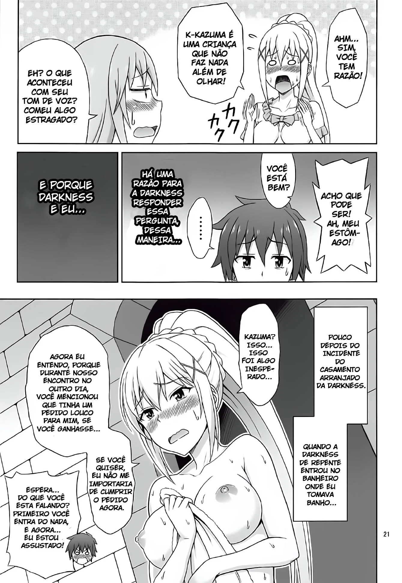 A Maga Piranha e os Feitiços da Rola Gigante em Hentai HQ Brasileiro