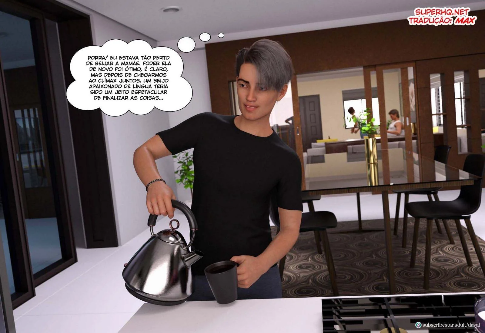 A Mamãe Safada do Daniel - O Desejo Proibido em HQ Brasileiro